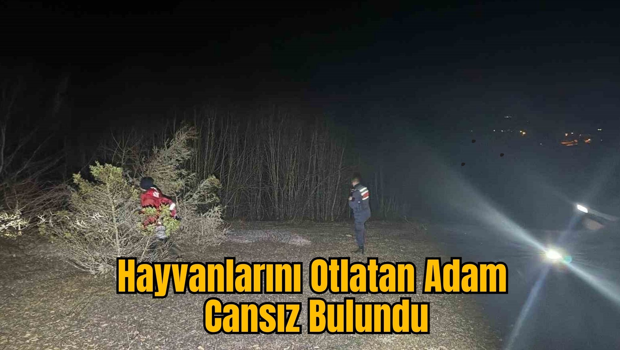 Hayvanlarını Otlatan Adam Cansız Bulundu
