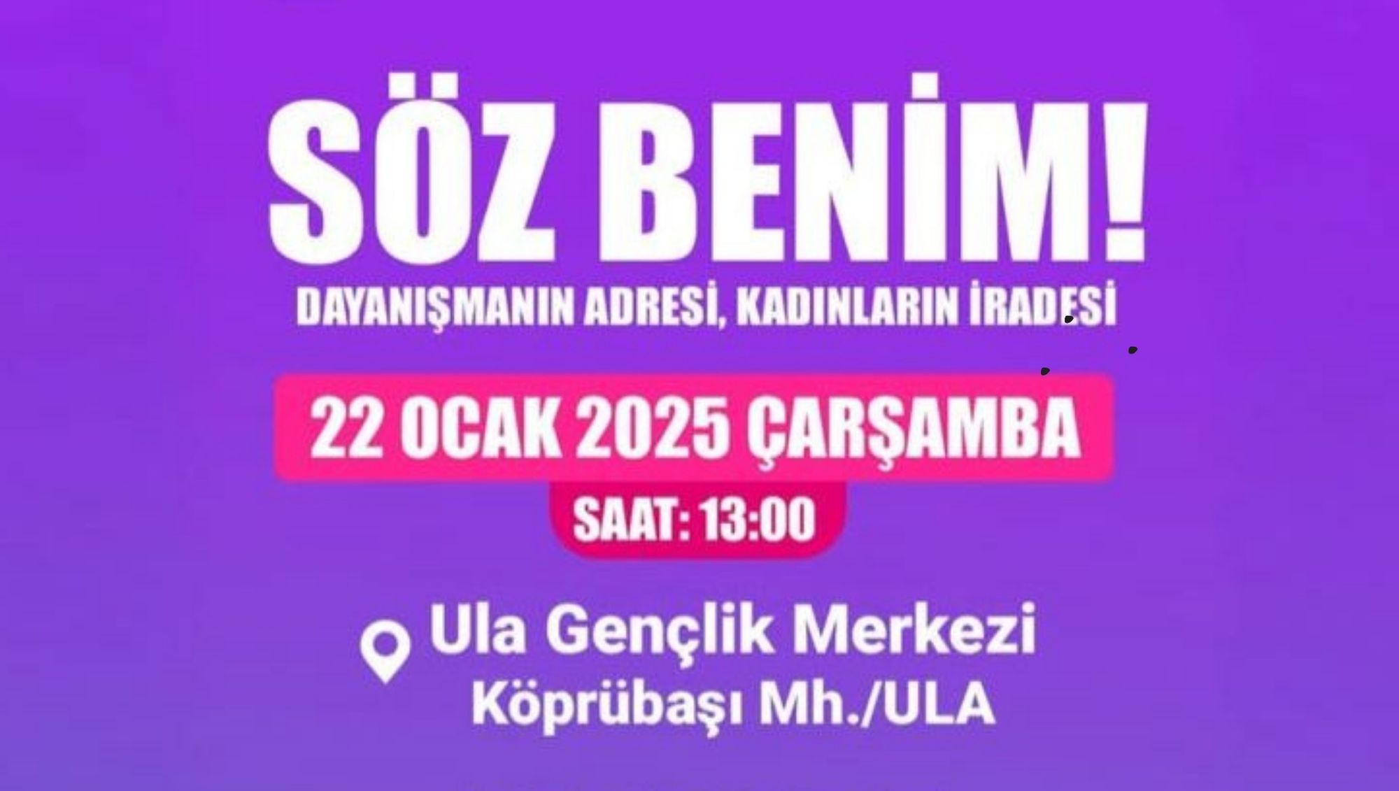 Muğla’da Kadınlardan Dayanışma ve Yönetim Mesajı: 