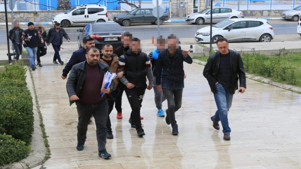 Yağma ve tehdit iddiasına 2 tutuklama