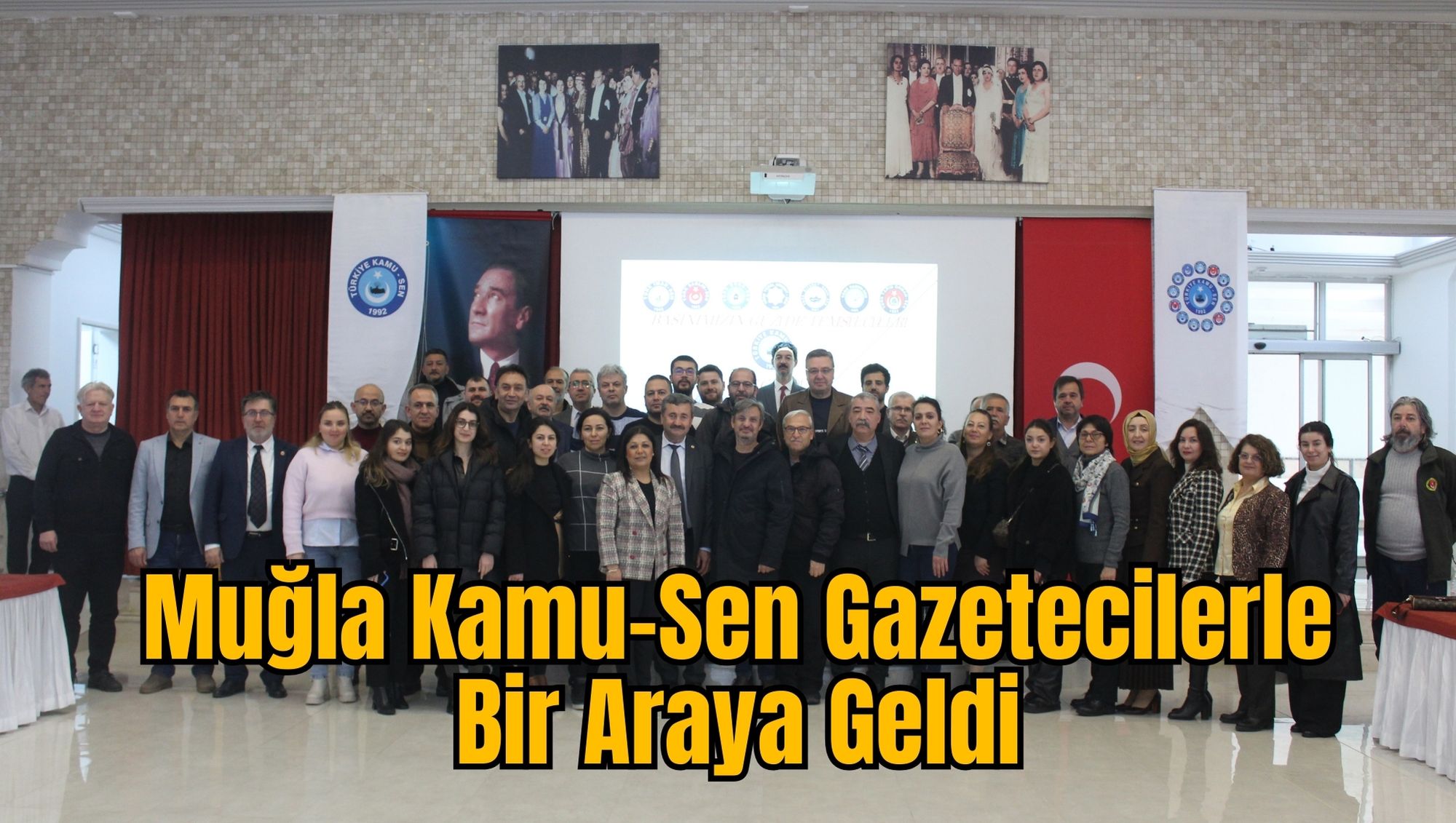 Muğla Kamu-Sen Gazetecilerle Bir Araya Geldi