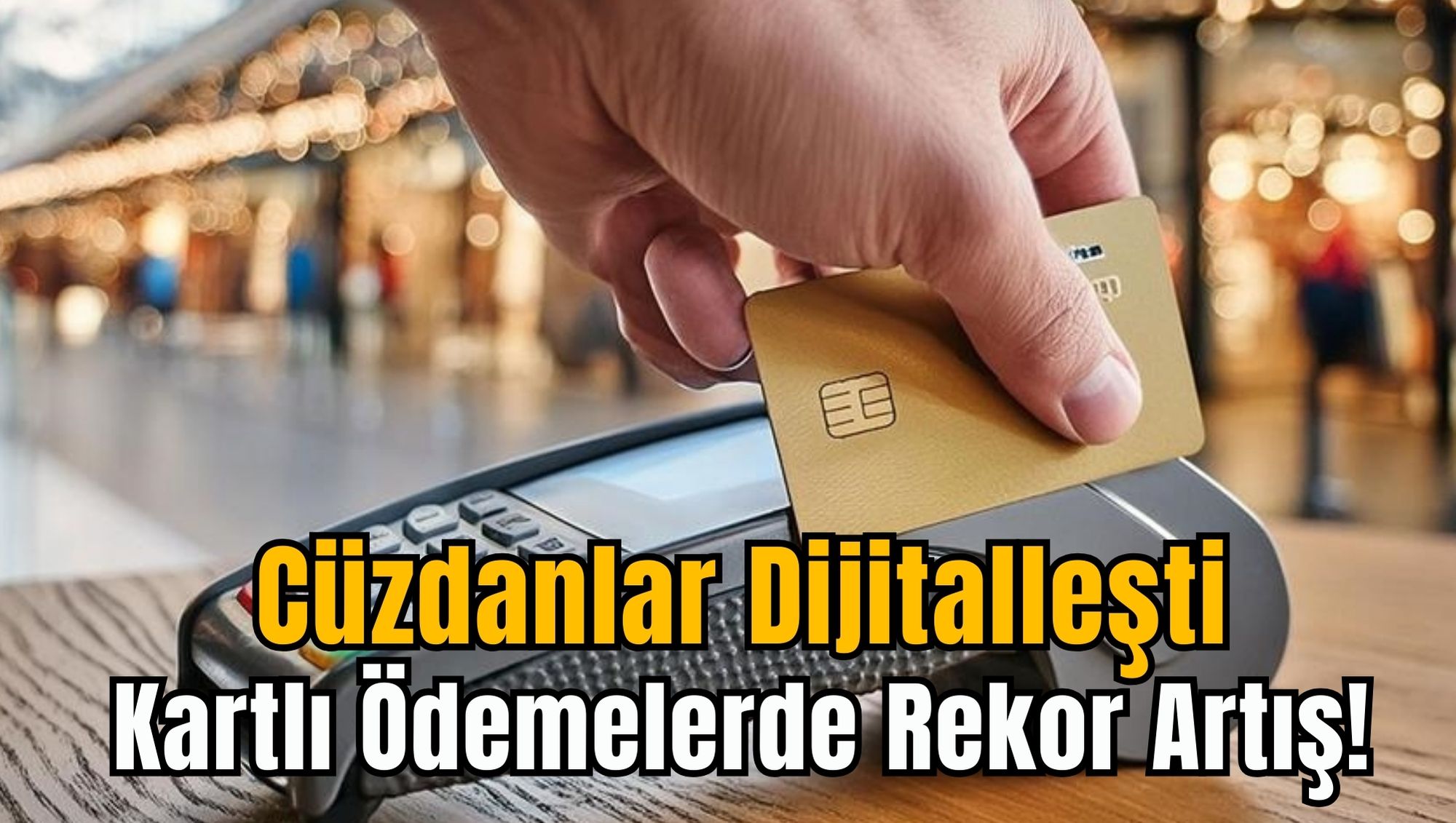 Cüzdanlar Dijitalleşti: Kartlı Ödemelerde Rekor Artış!