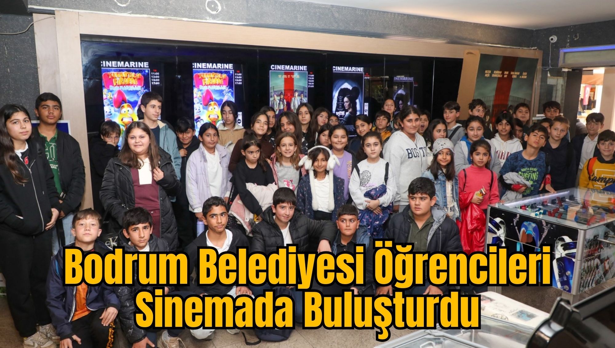 Bodrum Belediyesi Öğrencileri Sinemada Buluşturdu