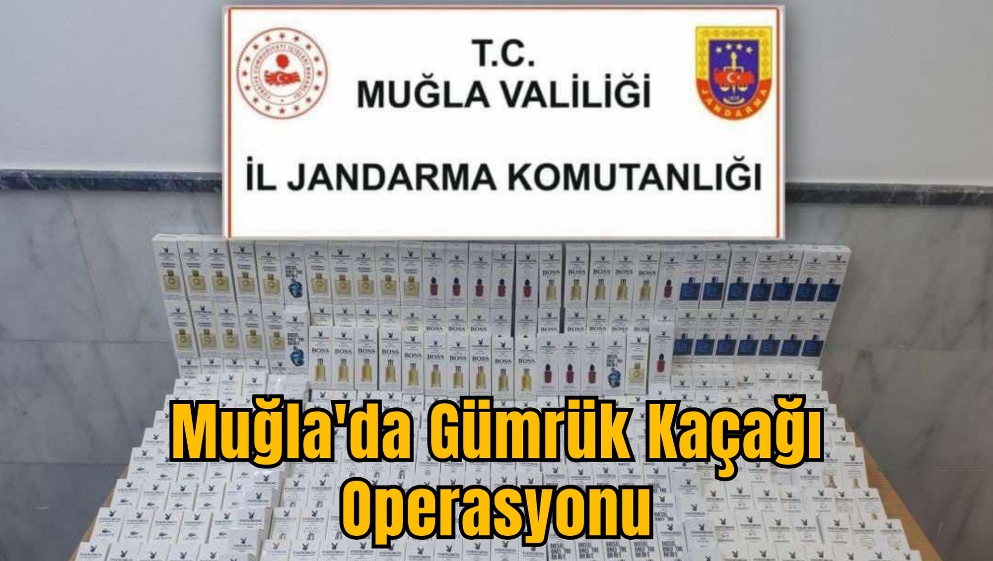 Muğla'da Gümrük Kaçağı Operasyonu
