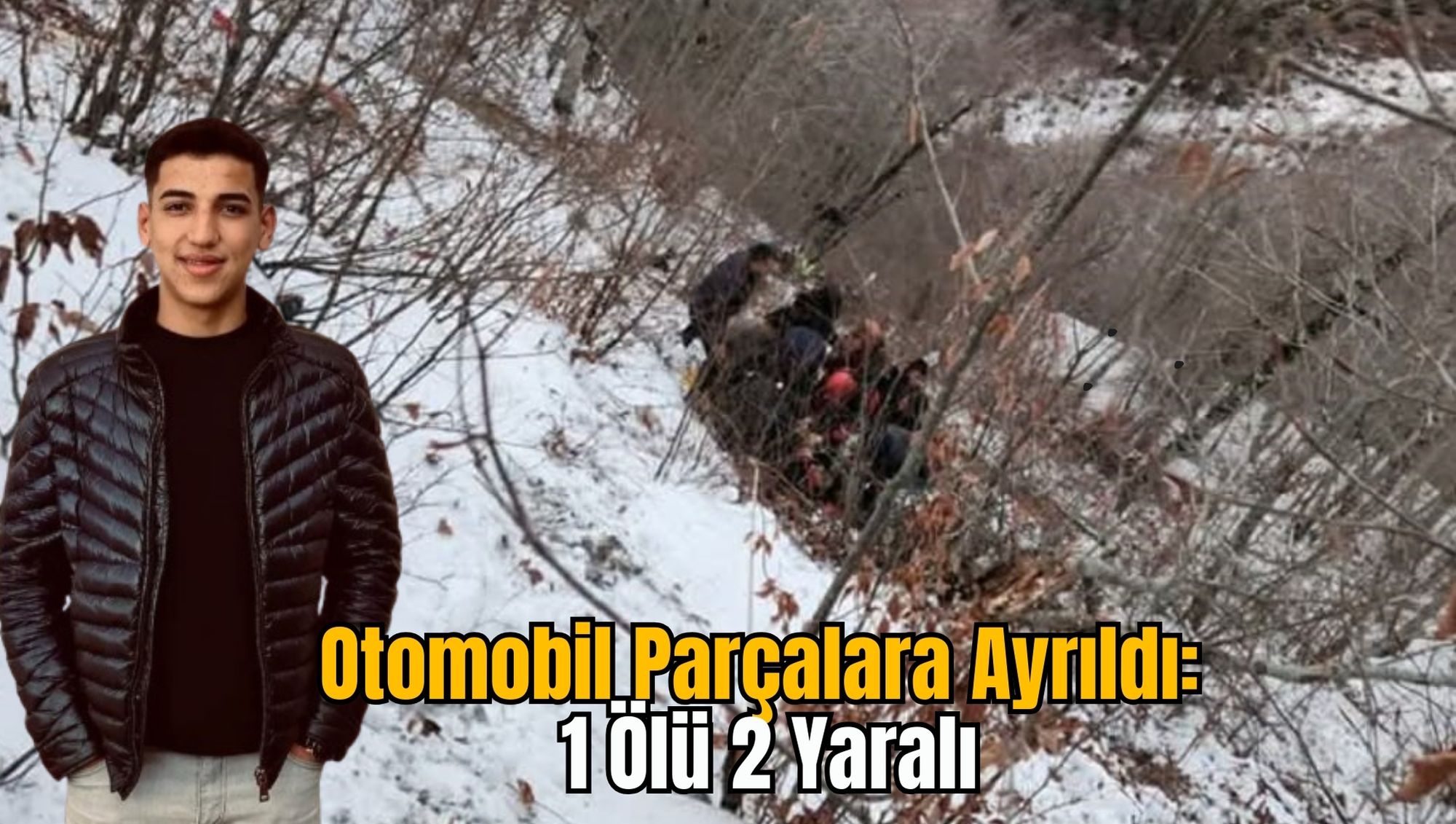 Otomobil Parçalara Ayrıldı: 1 Ölü 2 Yaralı
