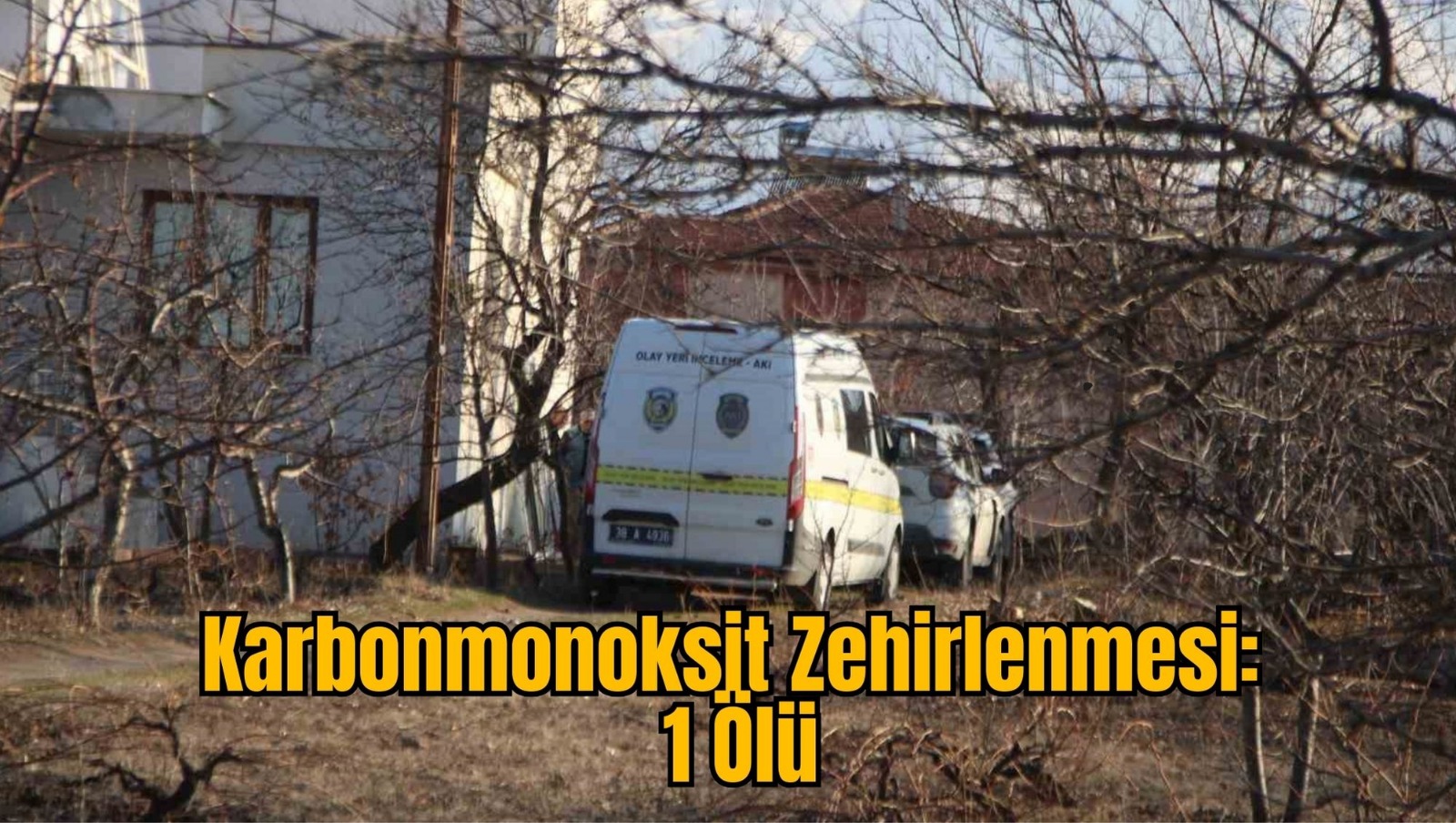 Karbonmonoksit Zehirlenmesi: 1 Ölü