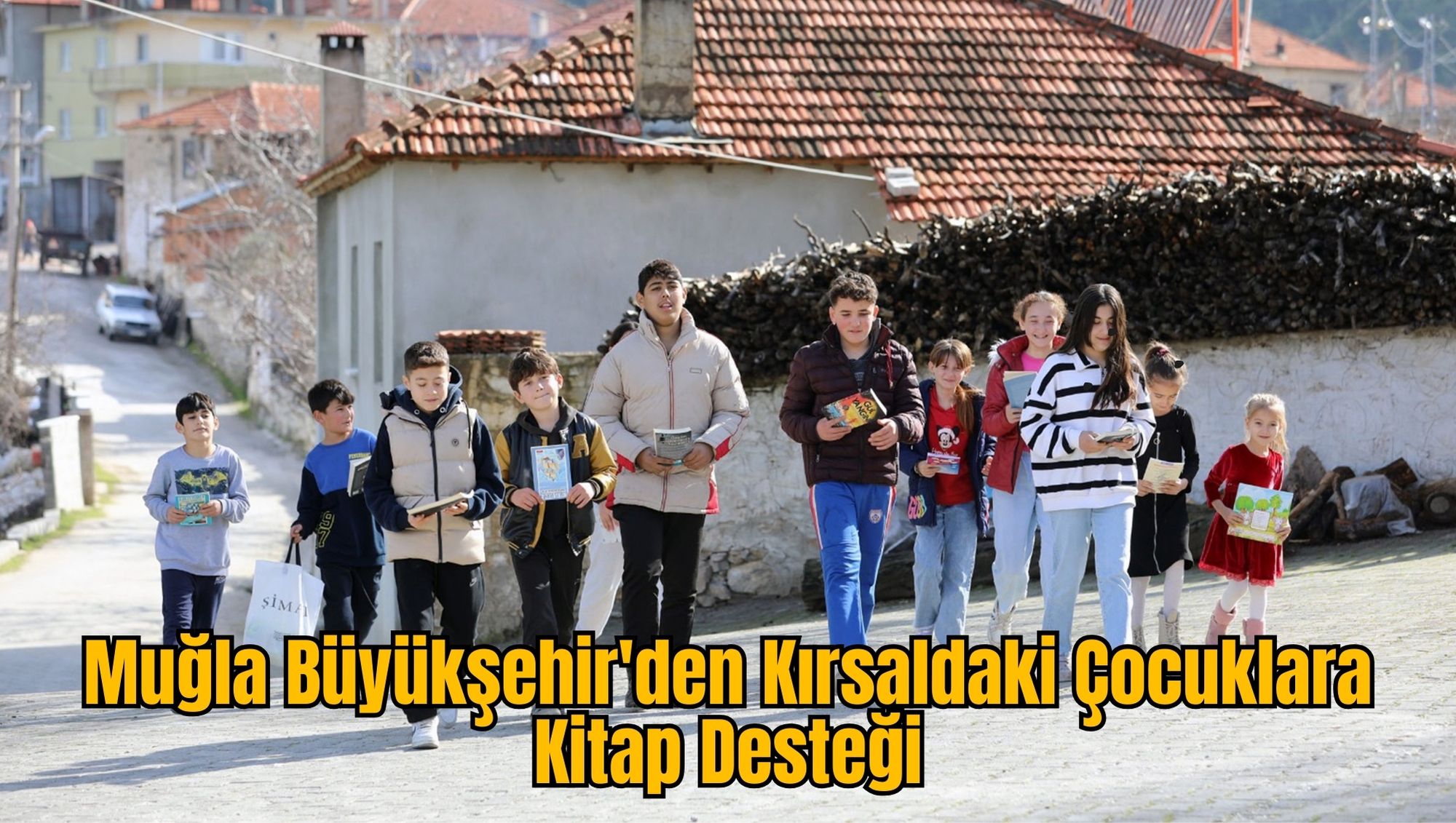Muğla Büyükşehir'den Kırsaldaki Çocuklara Kitap Desteği