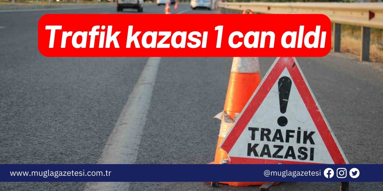 Trafik kazası 1 can aldı