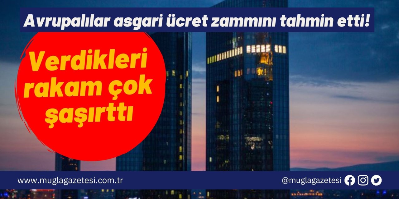 Avrupalılar asgari ücret zammını tahmin etti! Verdikleri rakam çok şaşırttı