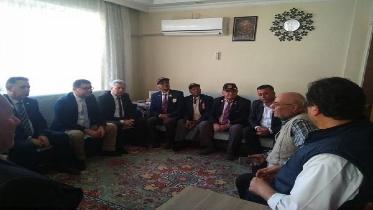 Yaralı askerin ailesine ziyaret