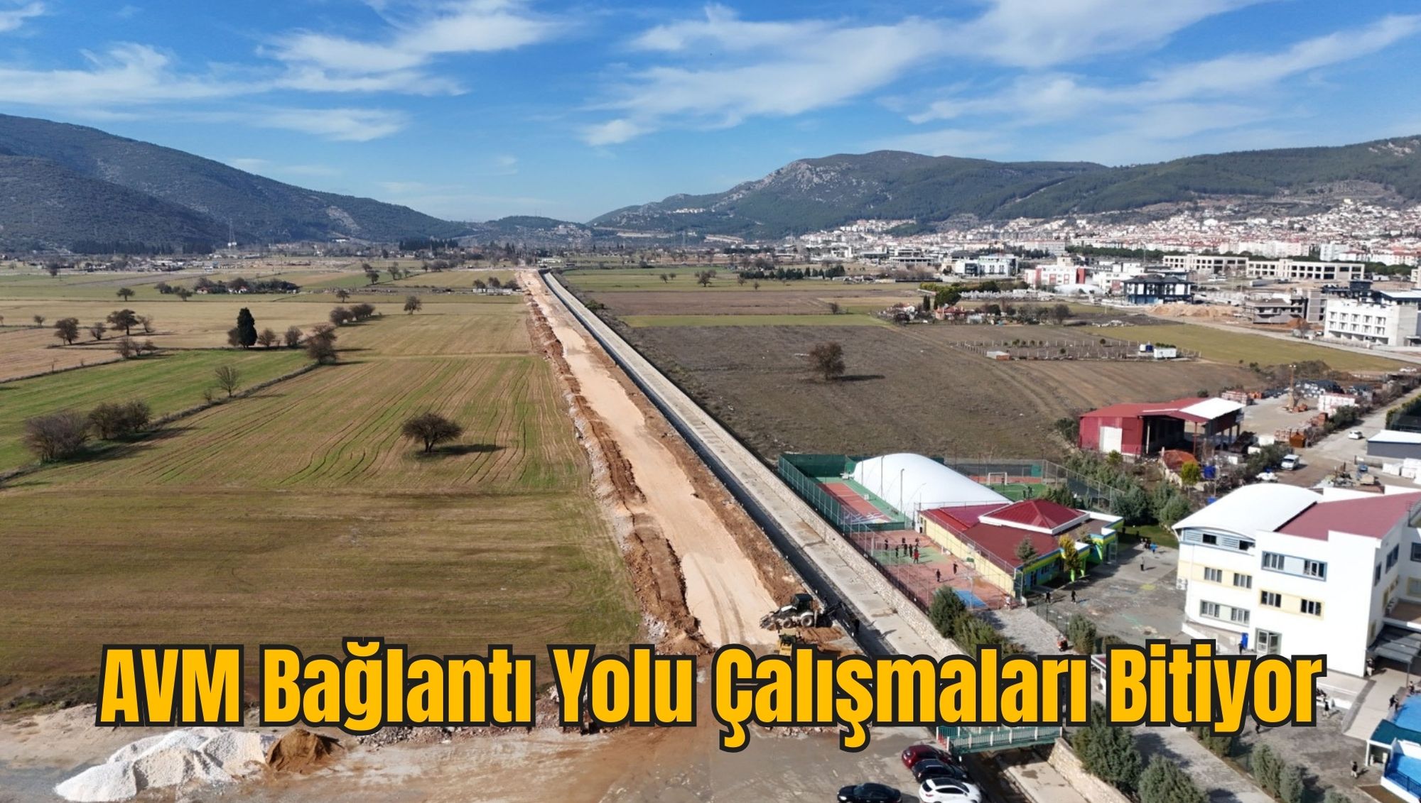 AVM Bağlantı Yolu Çalışmaları Bitiyor