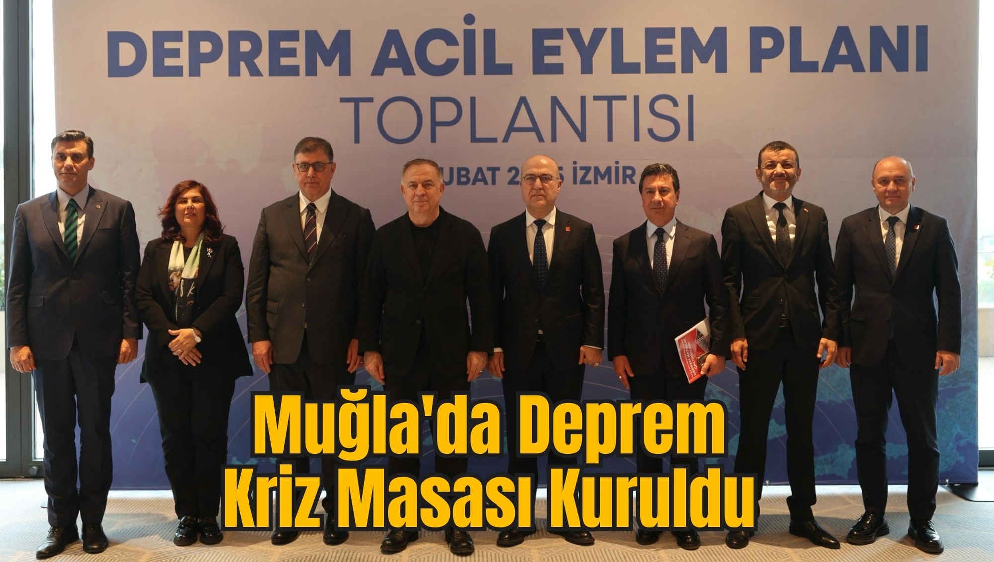 Muğla'da Deprem Kriz Masası Kuruldu