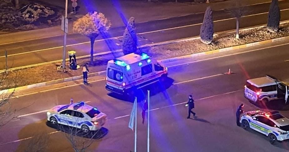 Otomobilin Çarptığı Yaya Yaşamını Yitirdi