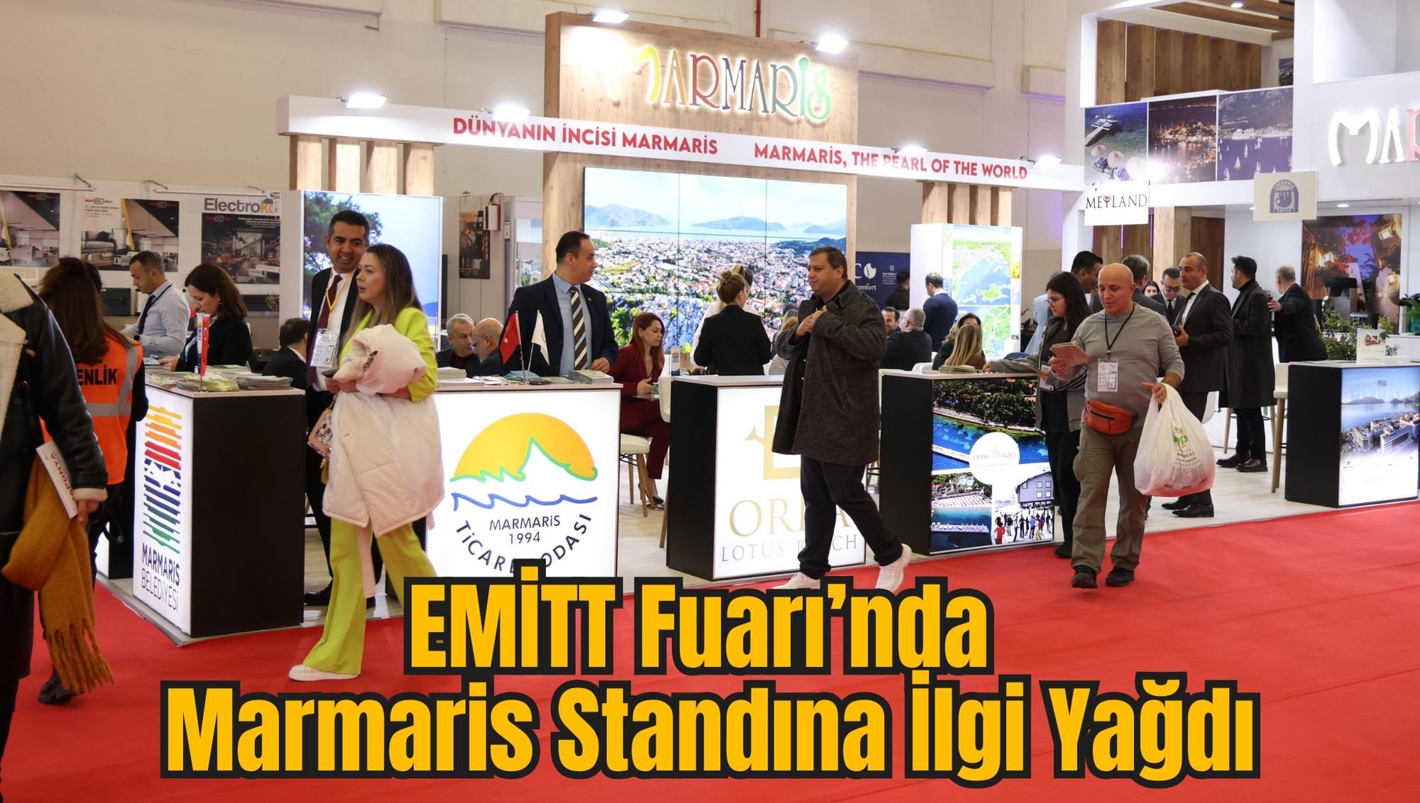 EMİTT Fuarı'nda Marmaris Standına İlgi Yağdı