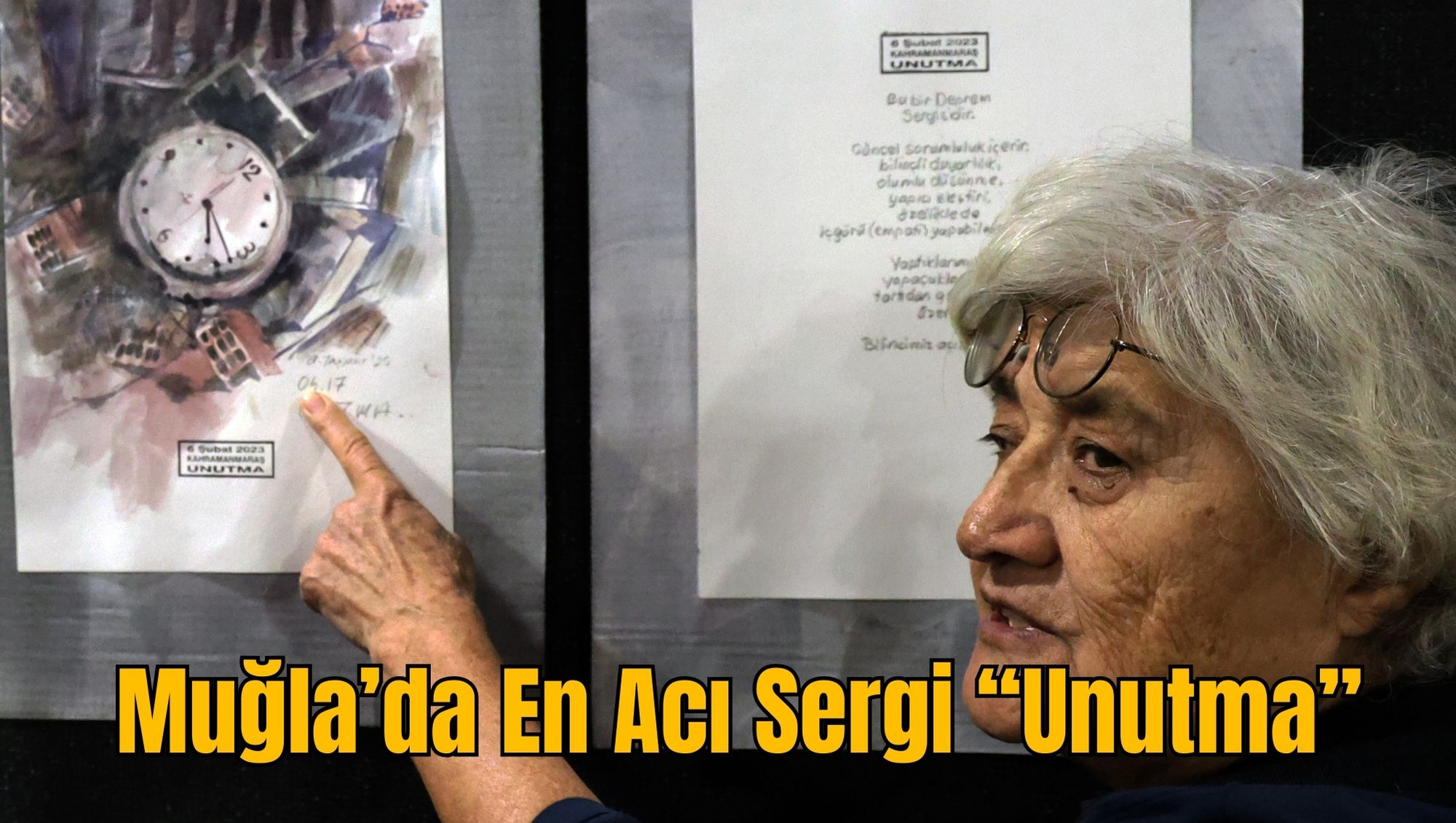 Muğla’da En Acı Sergi “Unutma”
