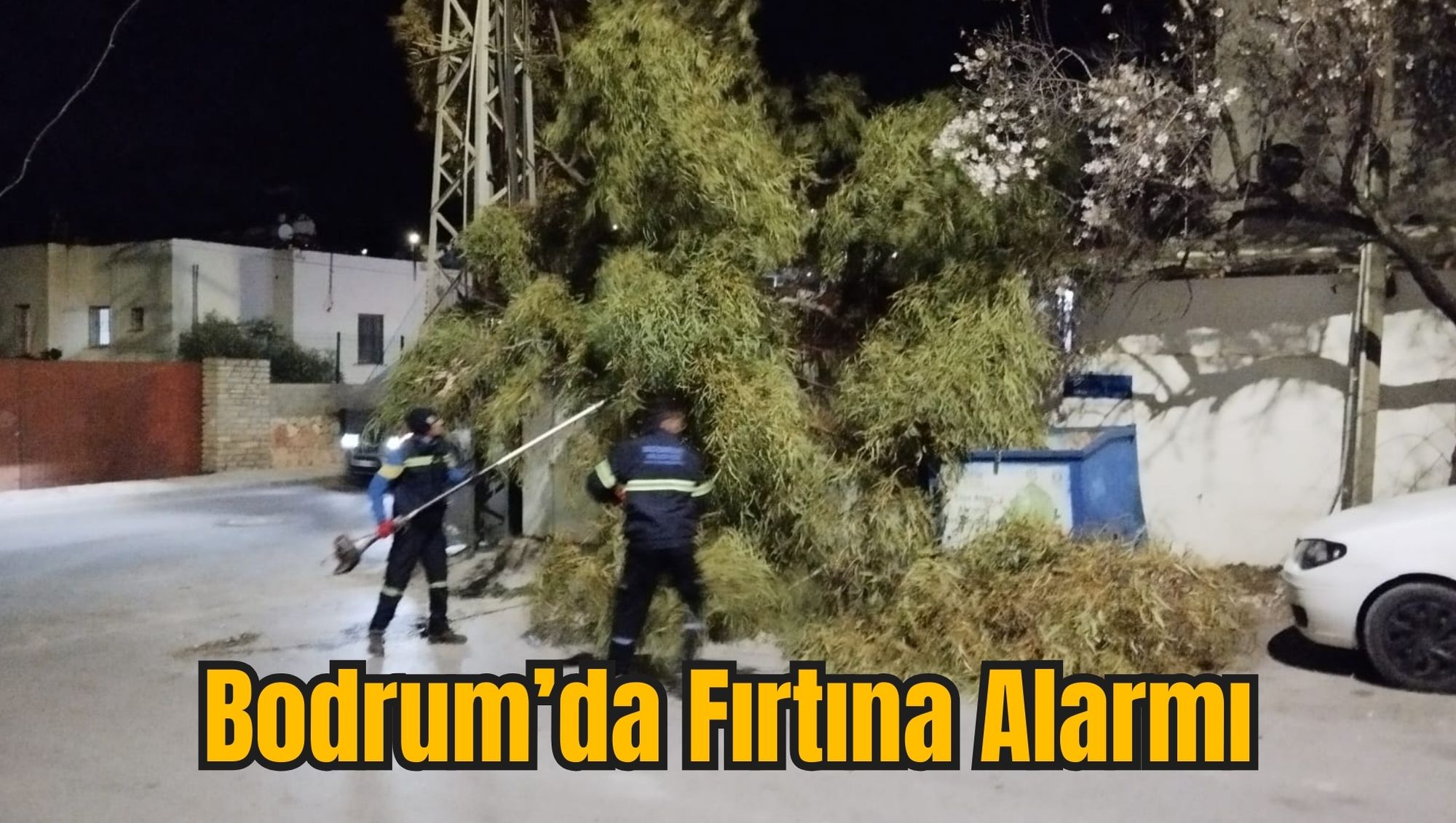 Bodrum’da Fırtına Alarmı