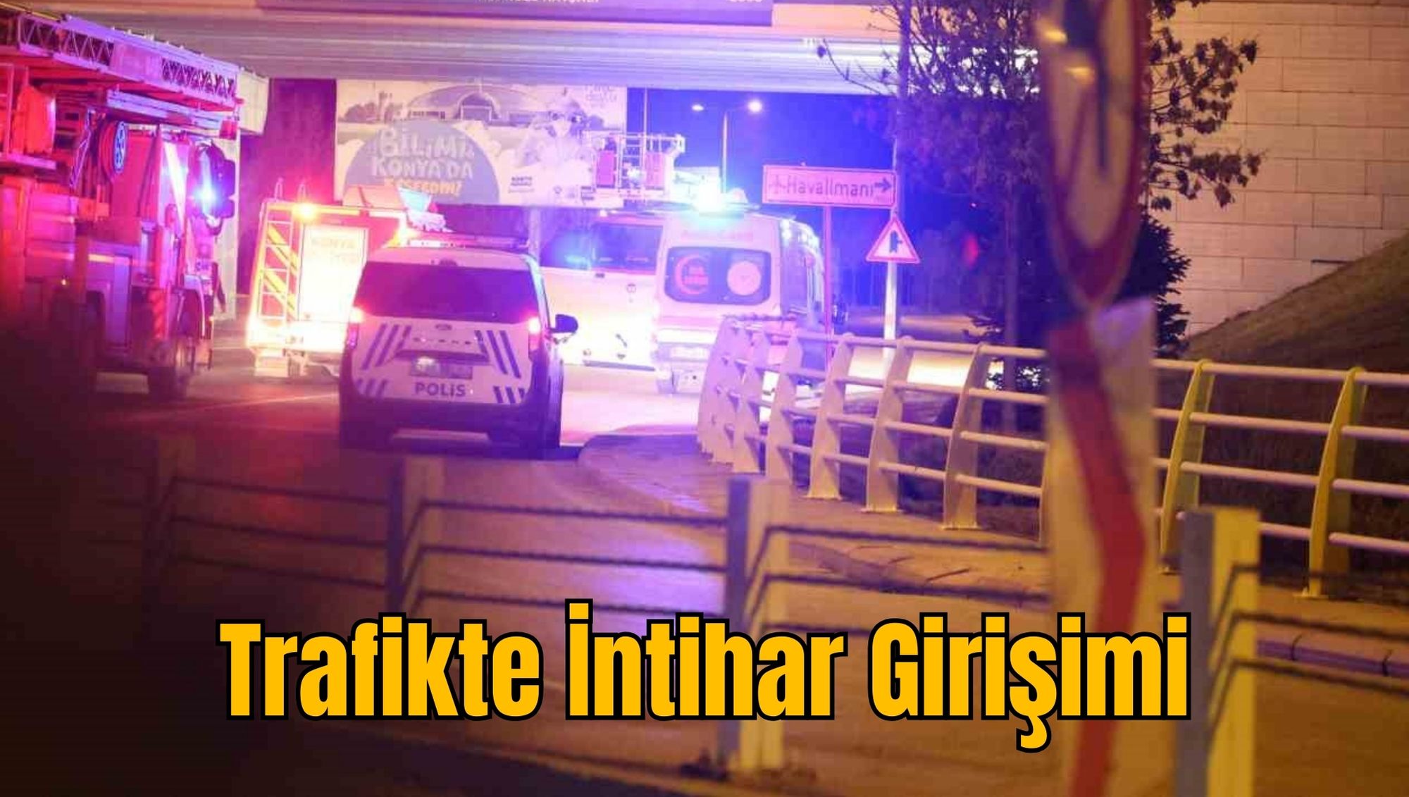 Trafikte İntihar Girişimi