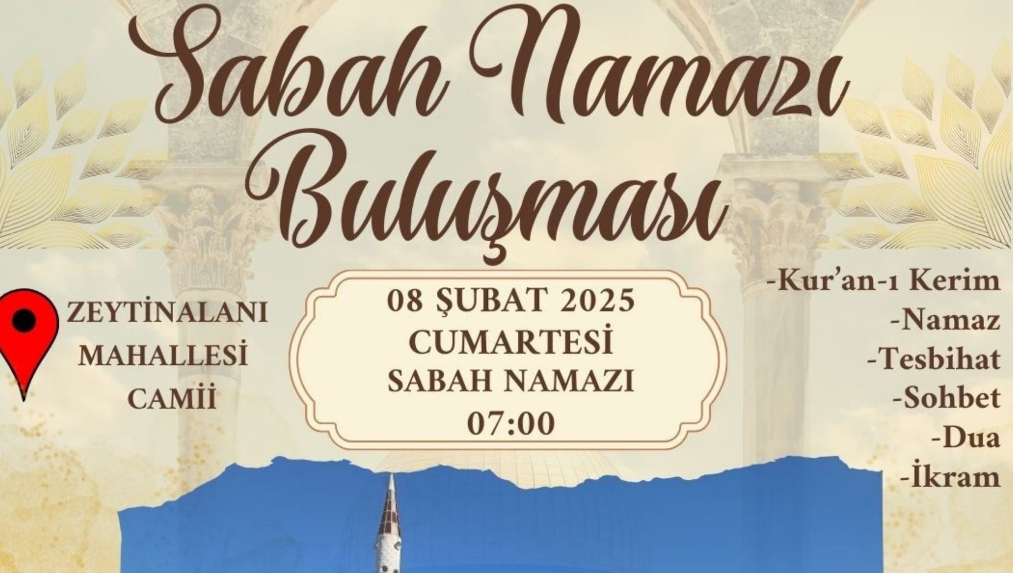 Köyceğiz’de Sabah Namazı Buluşması Zeytinalanı'nda Gerçekleşecek