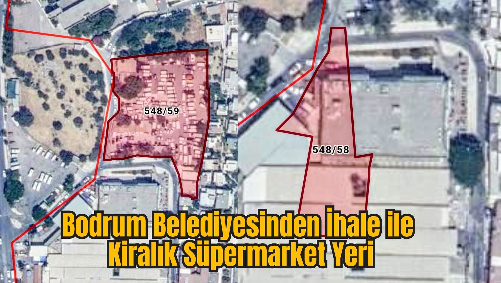 Bodrum Belediyesinden İhale ile Kiralık Süpermarket Yeri