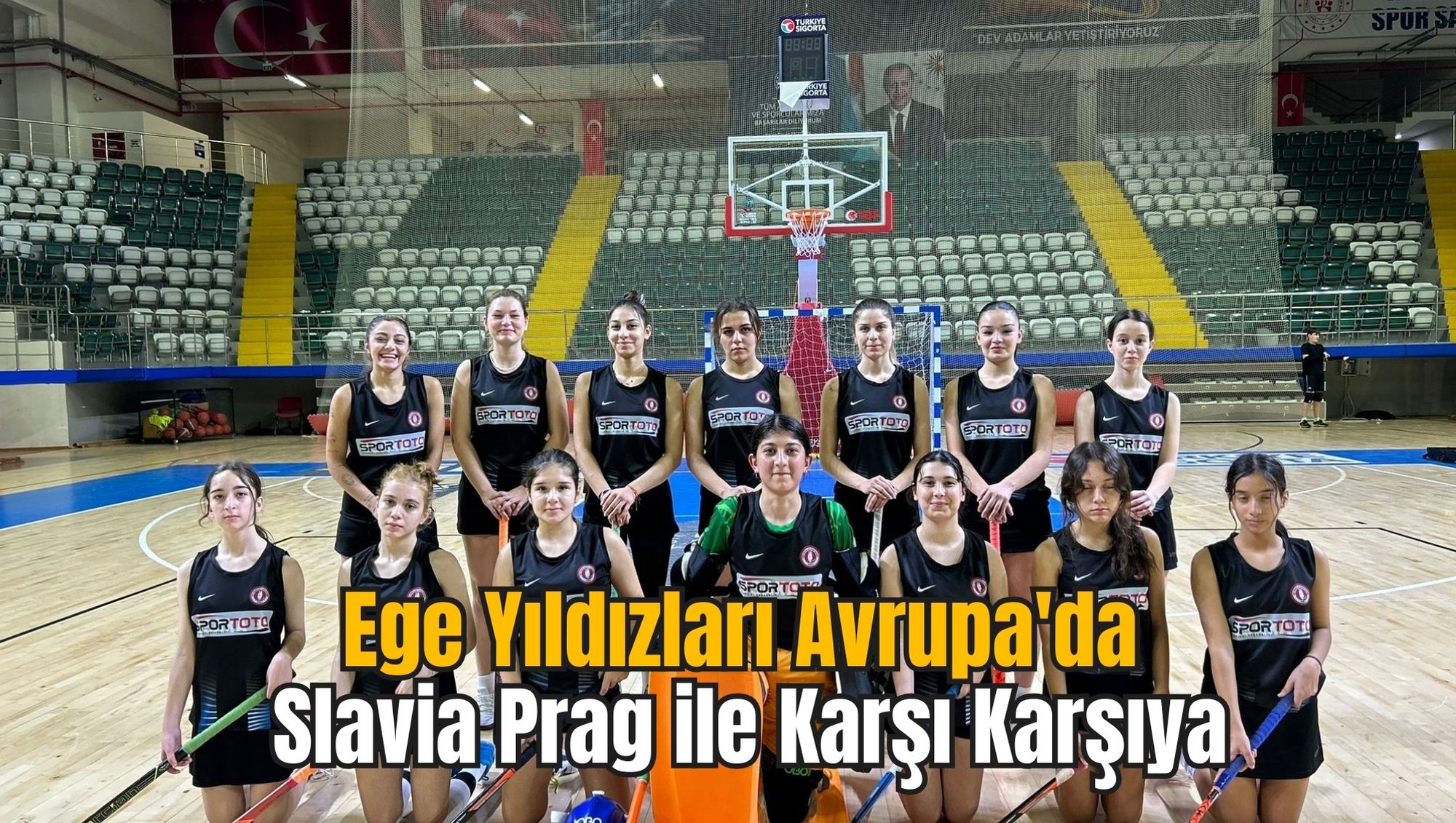 Ege Yıldızları, Avrupa'da Slavia Prag ile Karşı Karşıya
