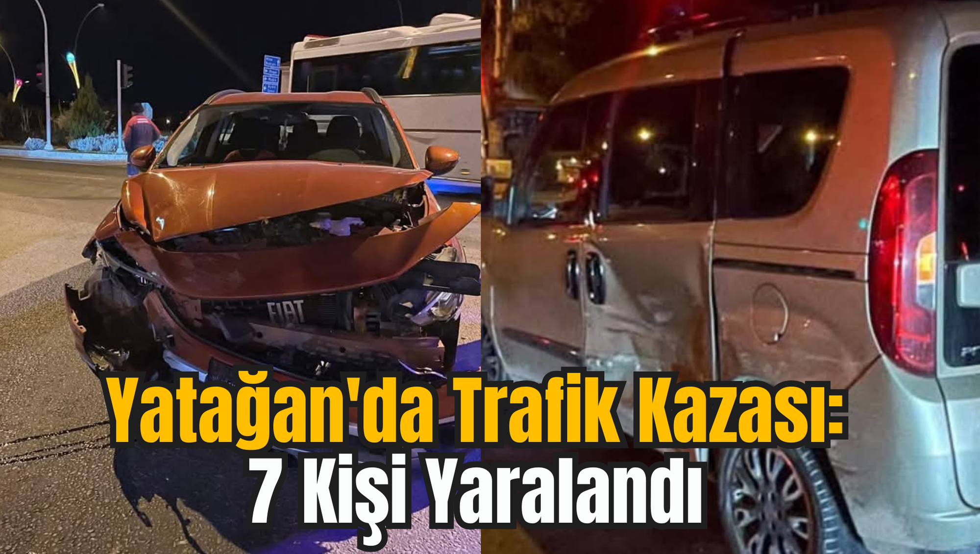 Yatağan'da Trafik Kazası : 7 Kişi Yaralandı
