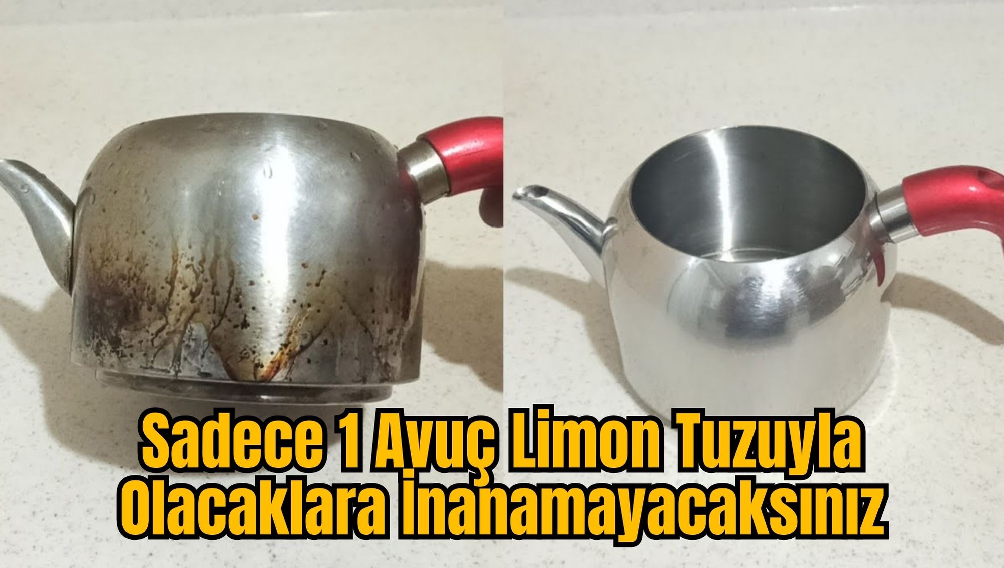 Sadece 1 Avuç Limon Tuzuyla Olacaklara İnanamayacaksınız