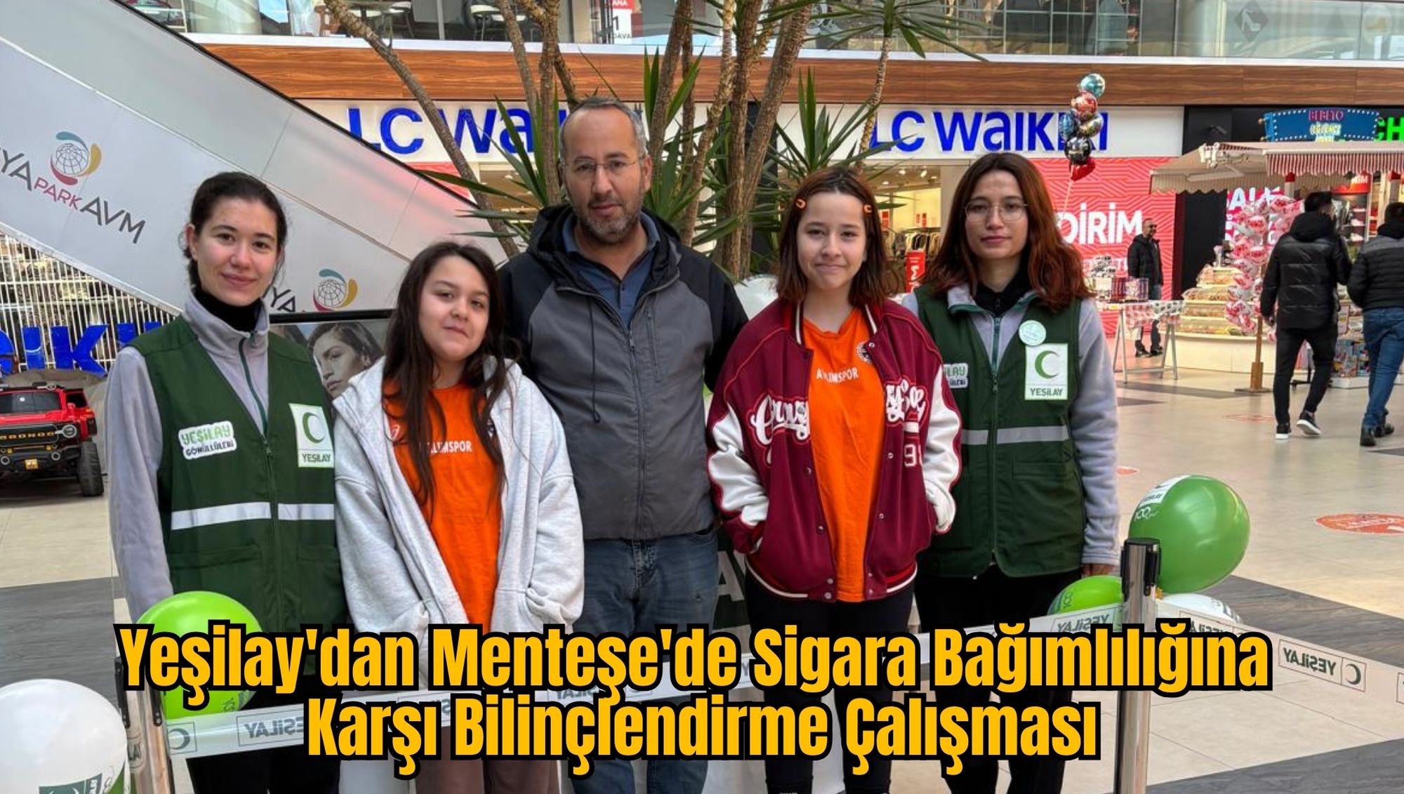 Yeşilay'dan Menteşe'de Sigara Bağımlılığına Karşı Bilinçlendirme Çalışması