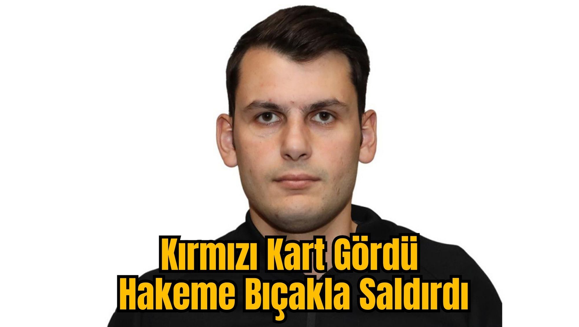 Kırmızı Kart Gördü, Hakeme Bıçakla Saldırdı