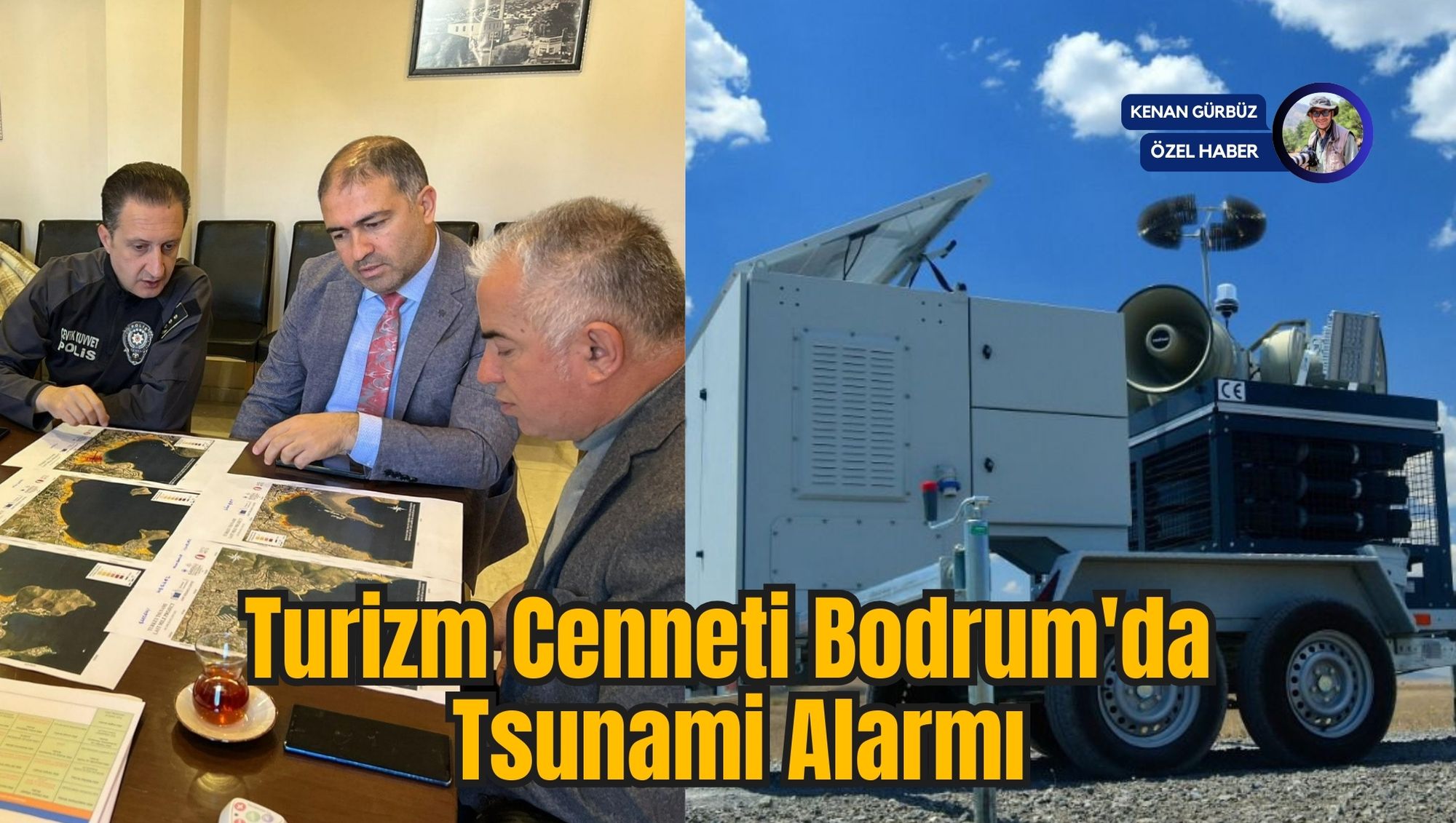 Turizm Cenneti Bodrum'da Tsunami Alarmı