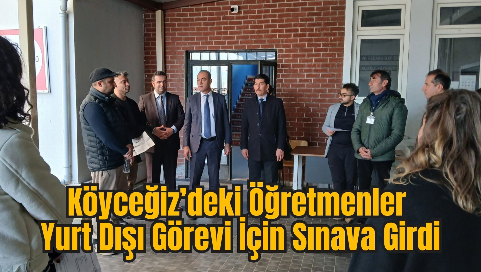 Köyceğiz’deki Öğretmenler Yurt Dışı Görevi İçin Sınava Girdi