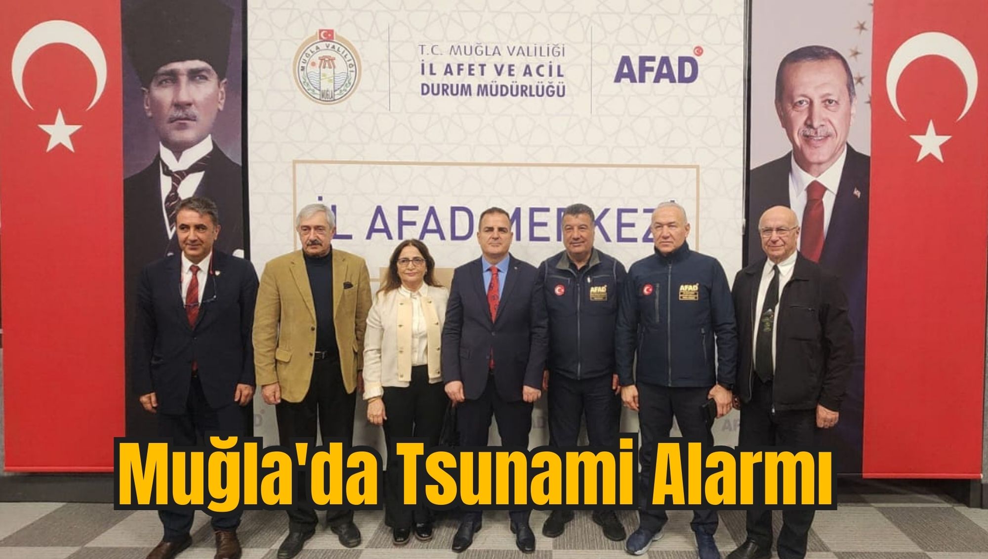 Muğla'da Tsunami Alarmı