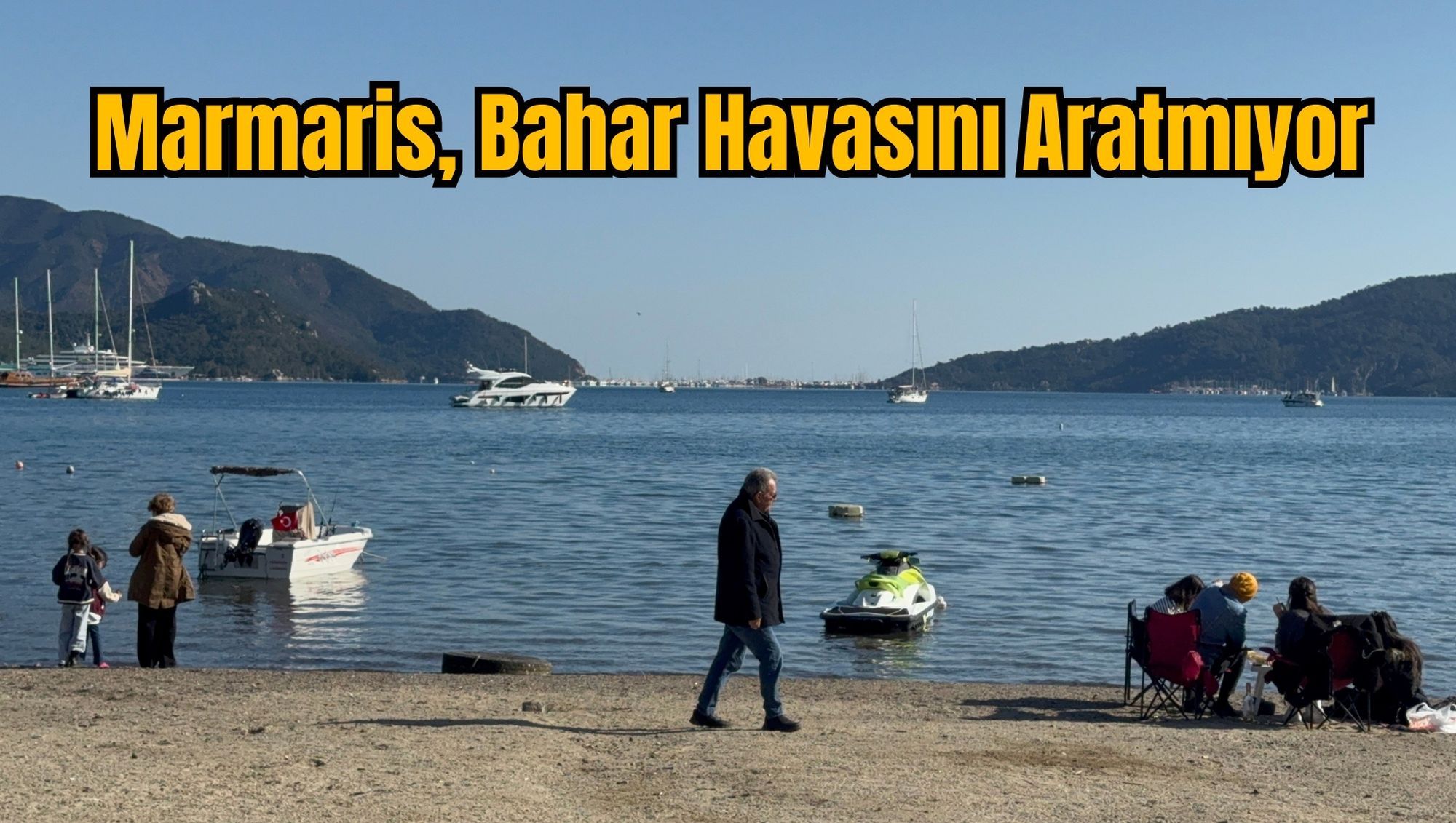 Marmaris, Bahar Havasını Aratmıyor