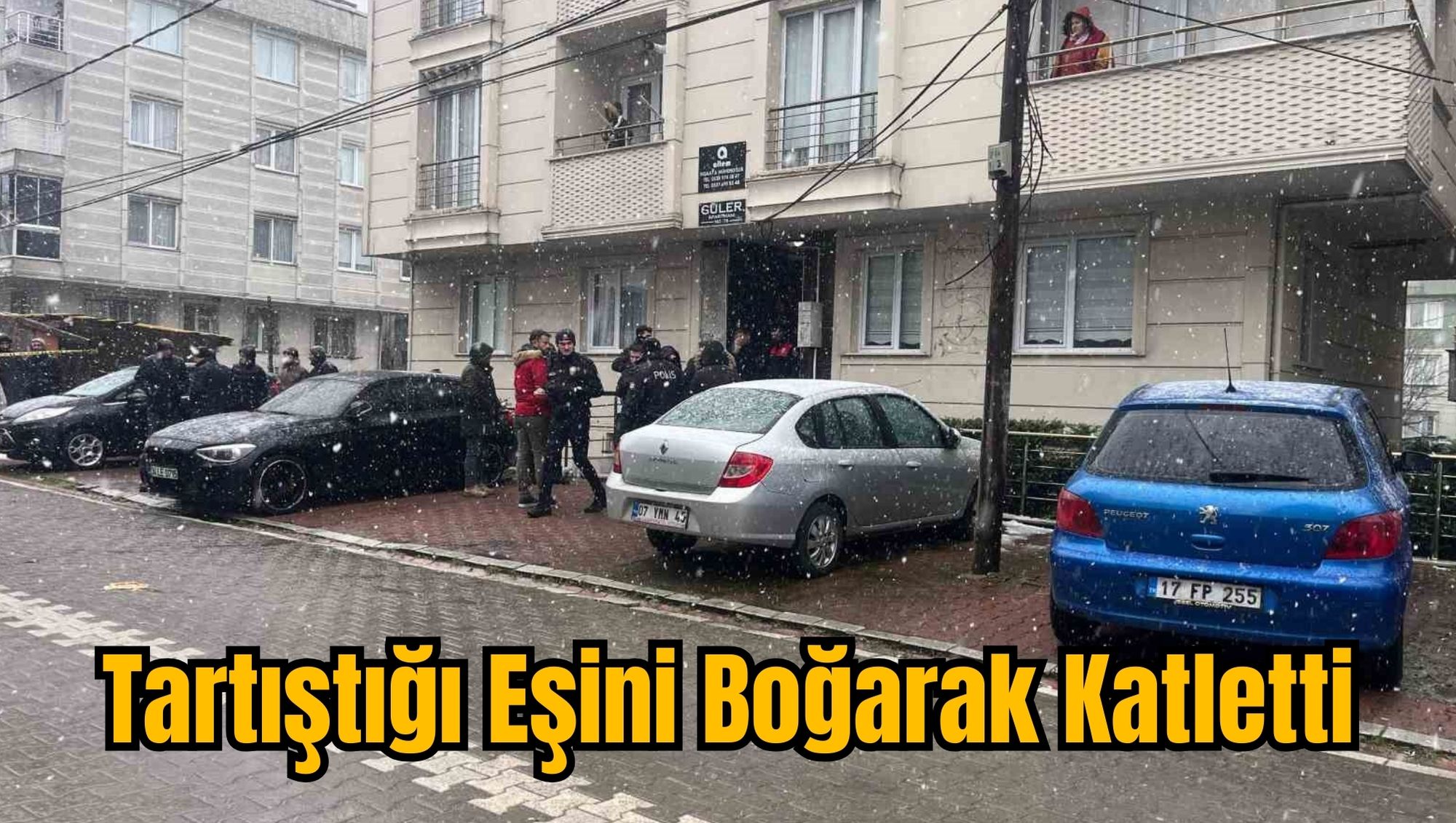 Tartıştığı Eşini Boğarak Katletti