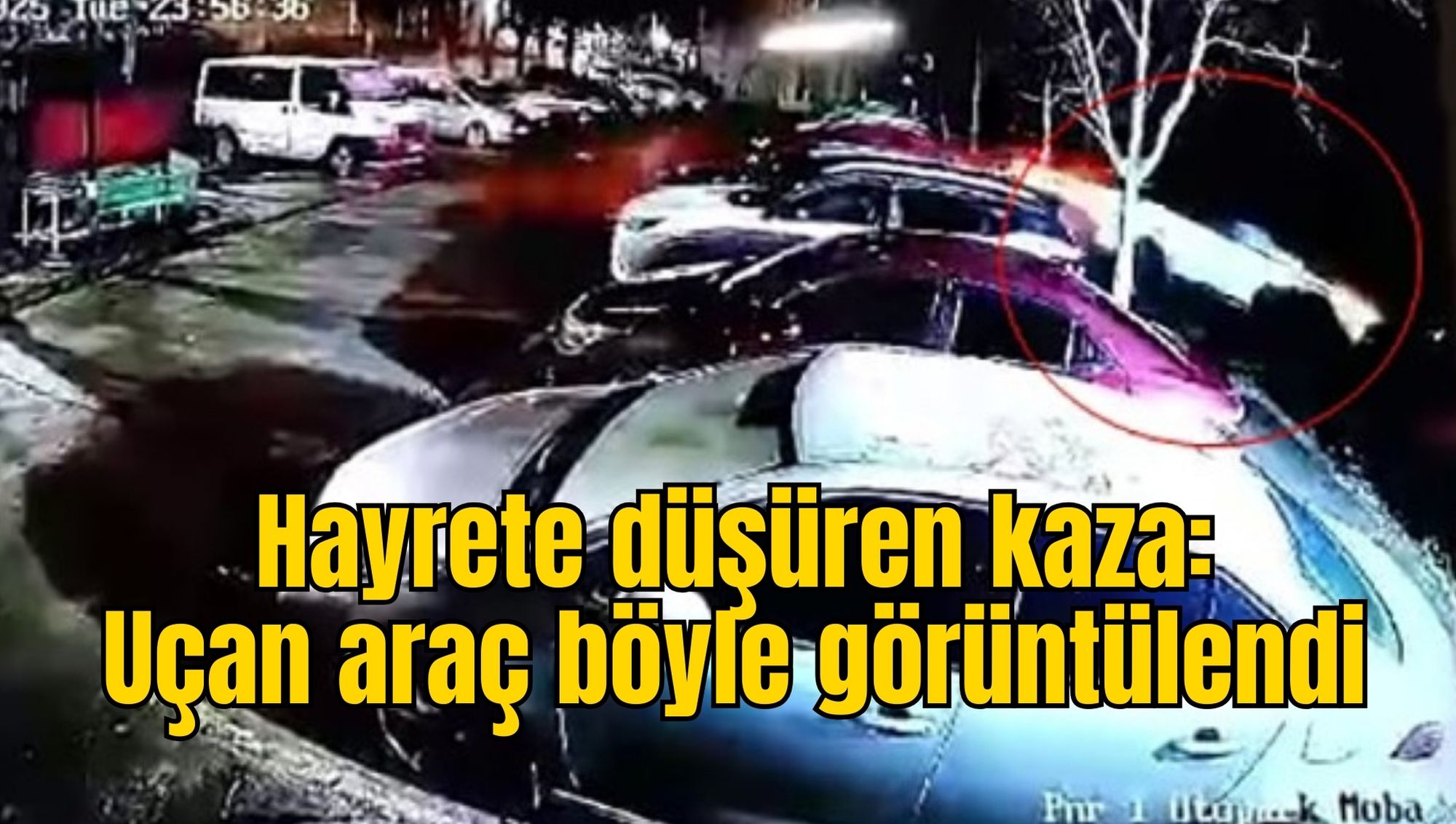 Uçan araç böyle görüntülendi