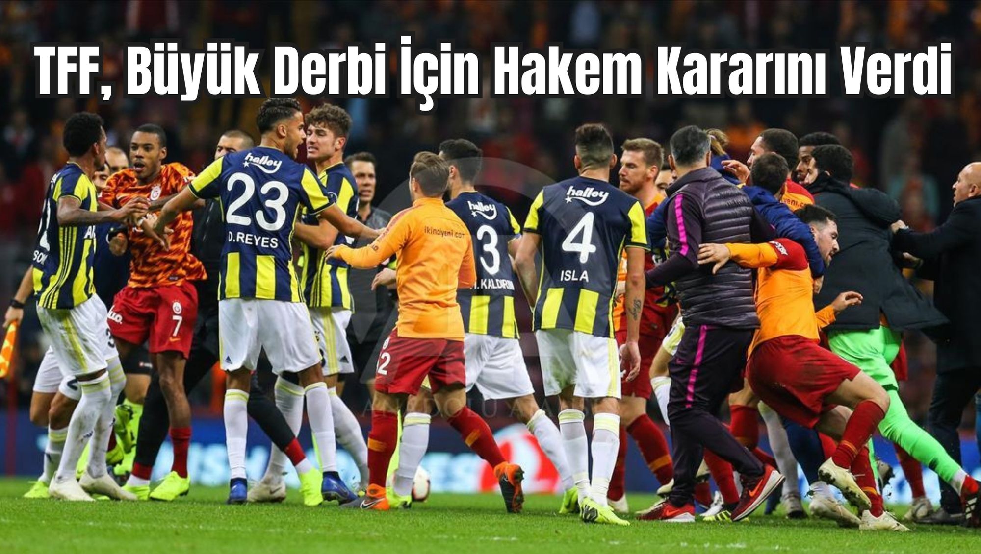 TFF, Büyük Derbi İçin Hakem Kararını Verdi