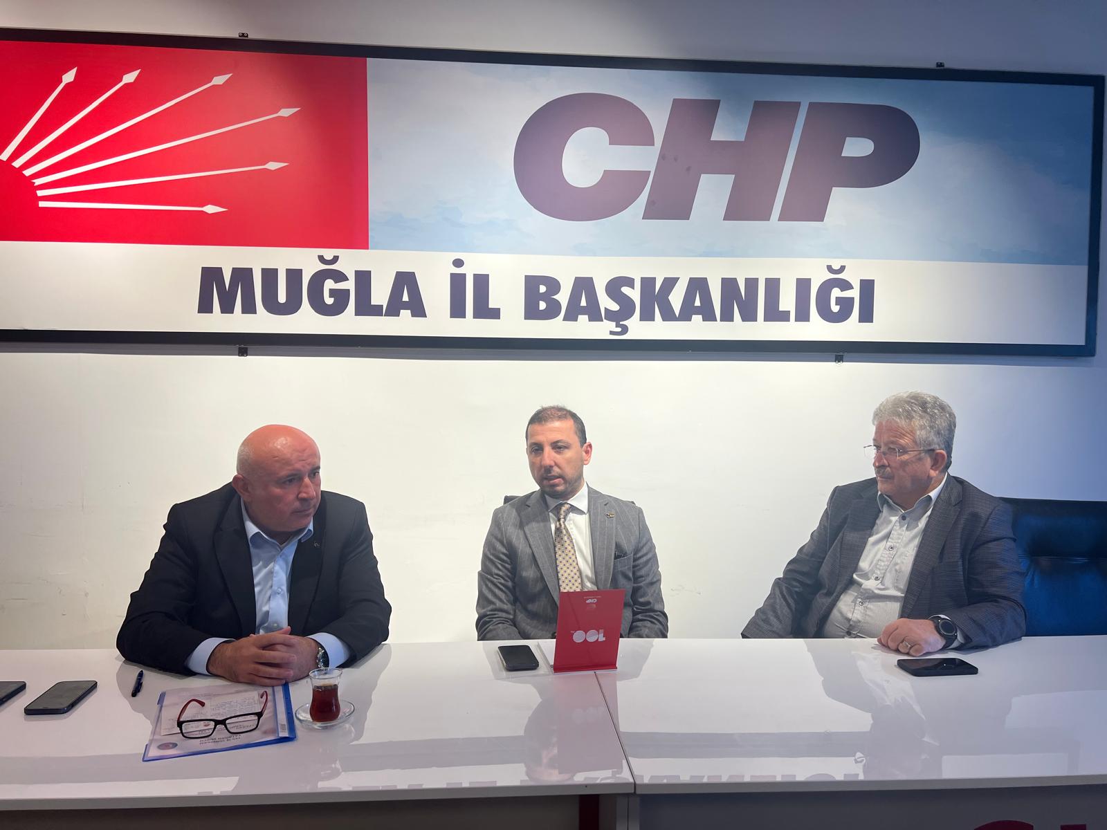 Yatağan İşçileri CHP Muğla İl Başkanlığında