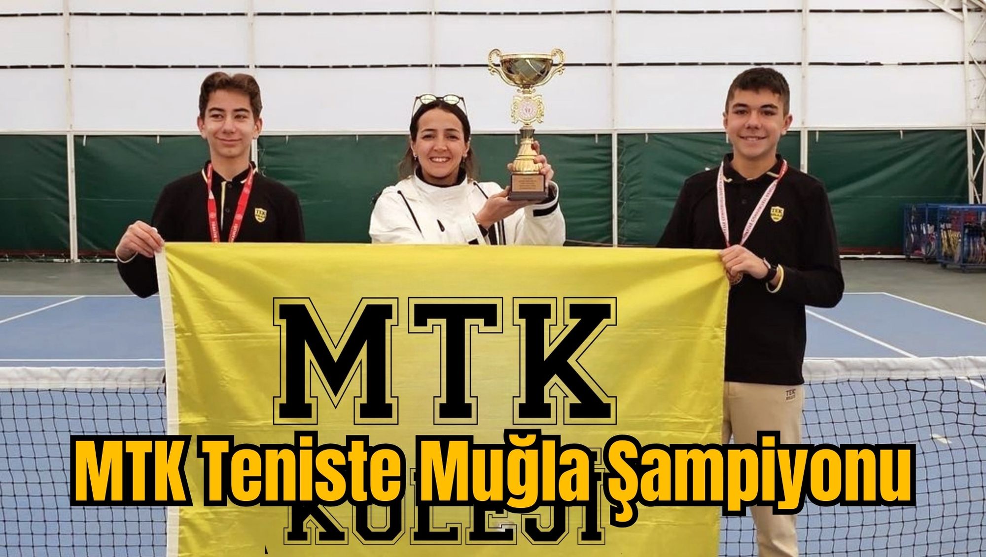 MTK Teniste Muğla Şampiyonu