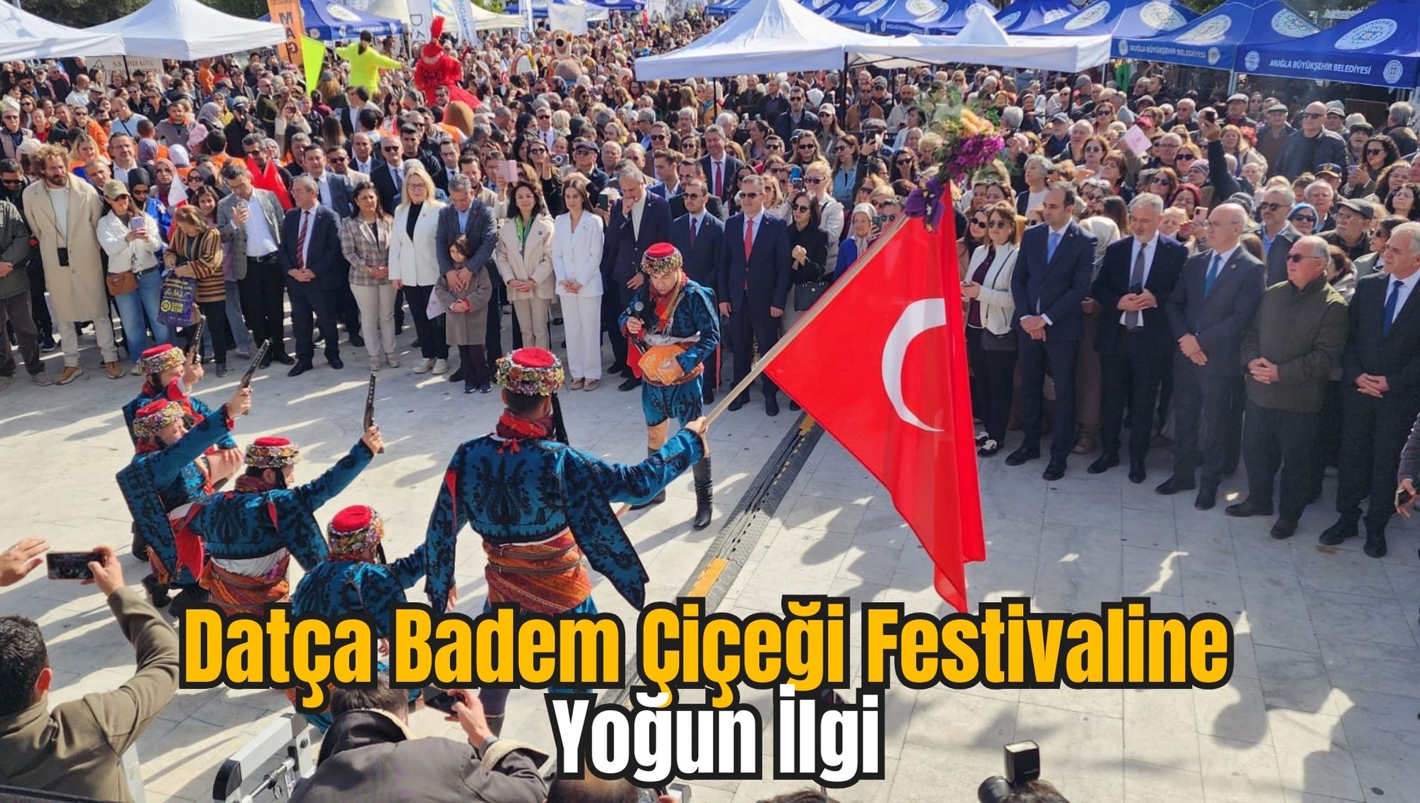 Datça Badem Çiçeği Festivaline Yoğun İlgi