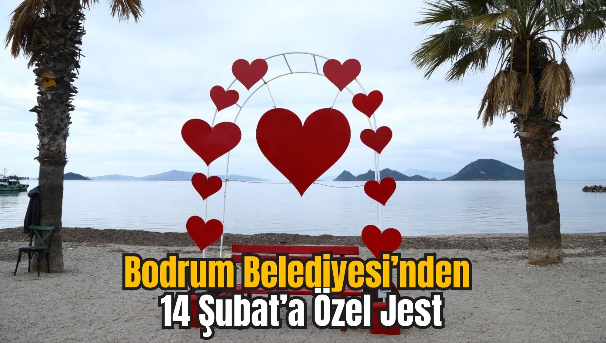 Bodrum Belediyesi’nden 14 Şubat’a Özel Jest