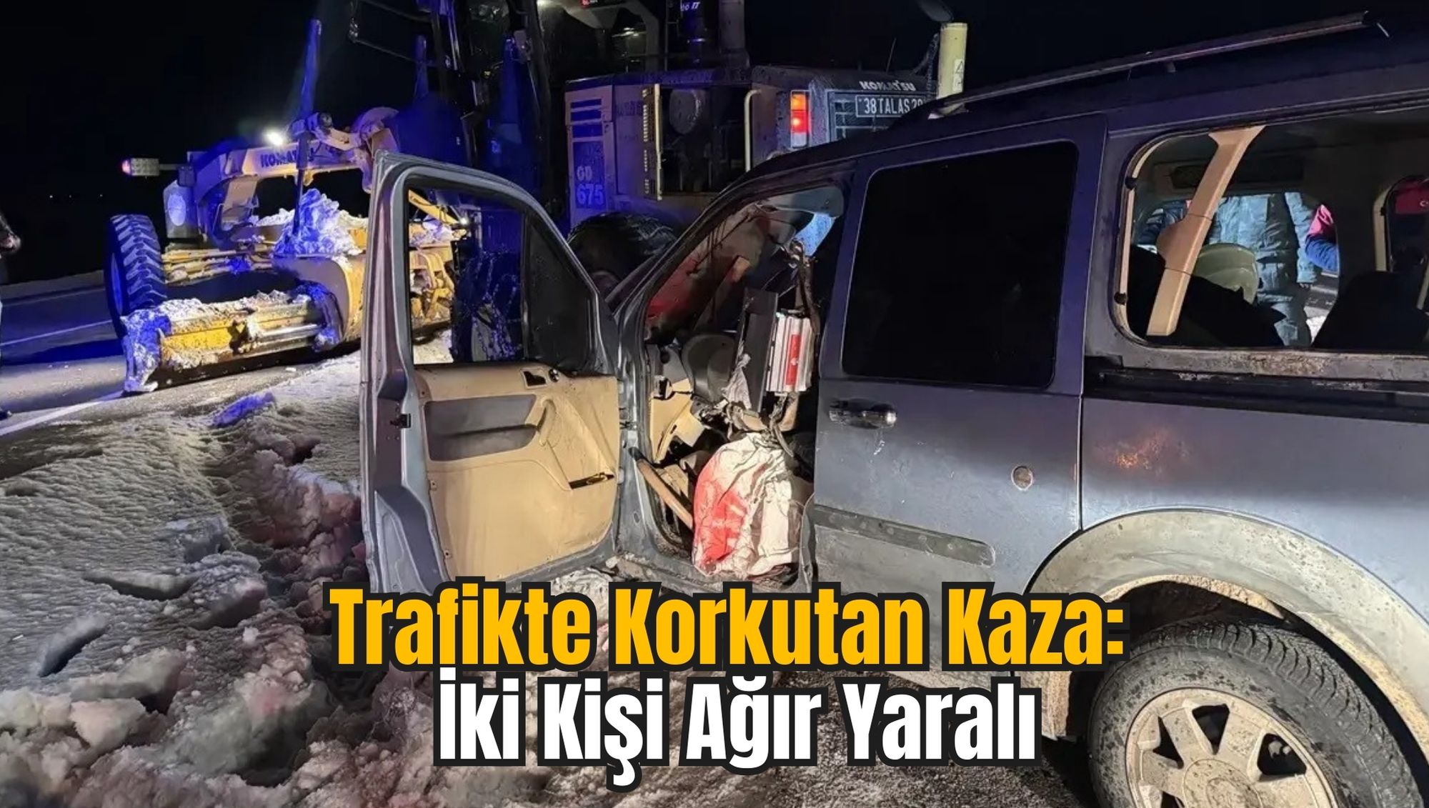 Trafikte Korkutan Kaza: İki Kişi Ağır Yaralı