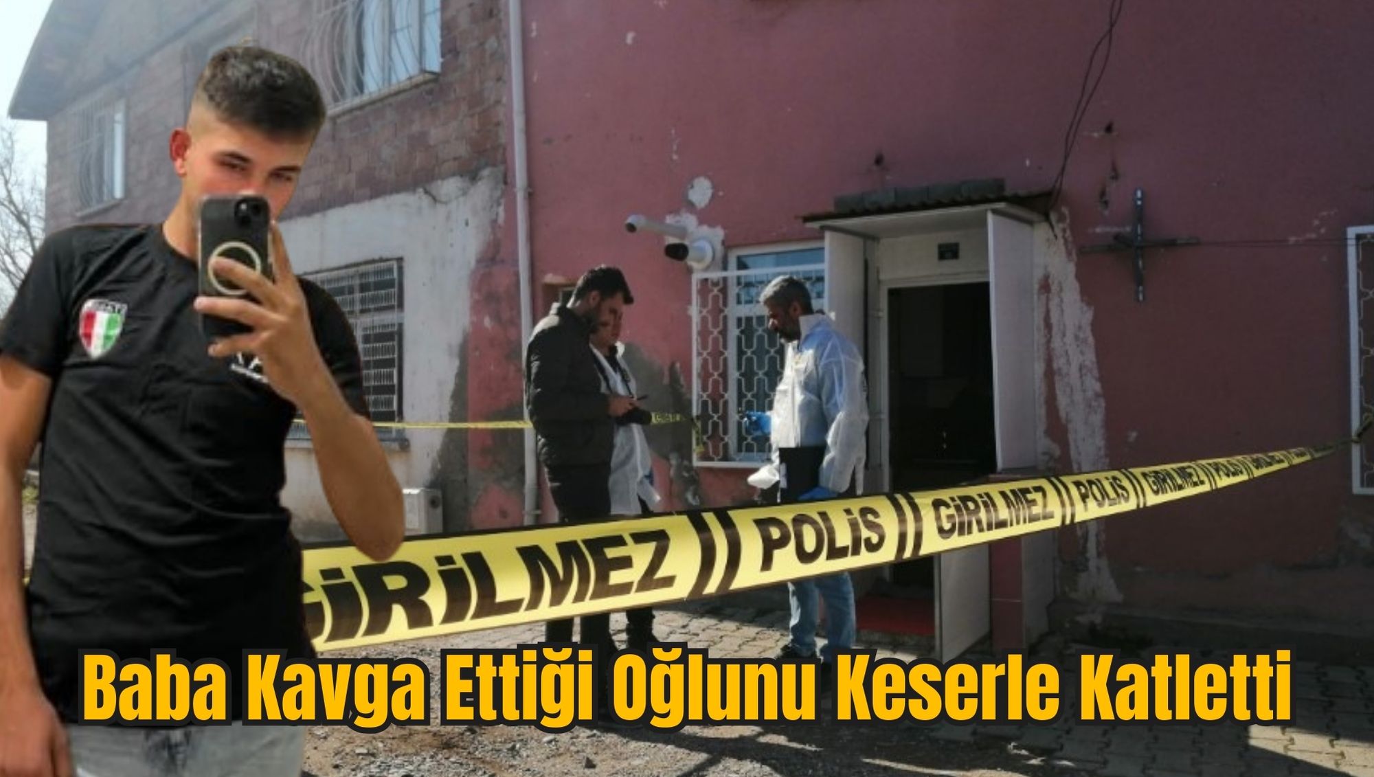 Baba Kavga Ettiği Oğlunu Keserle Katletti