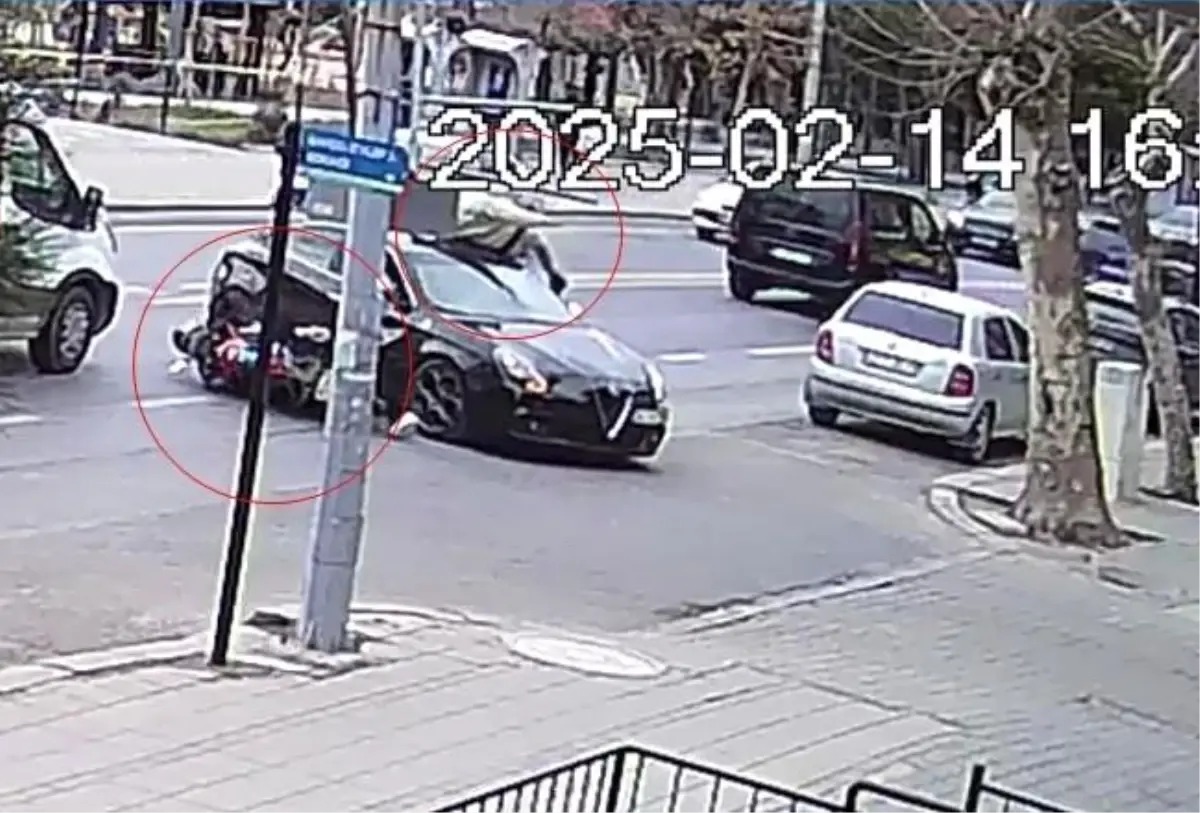 Motosiklet Kazası Kameralara Yansıdı: Kaza Şok Etti