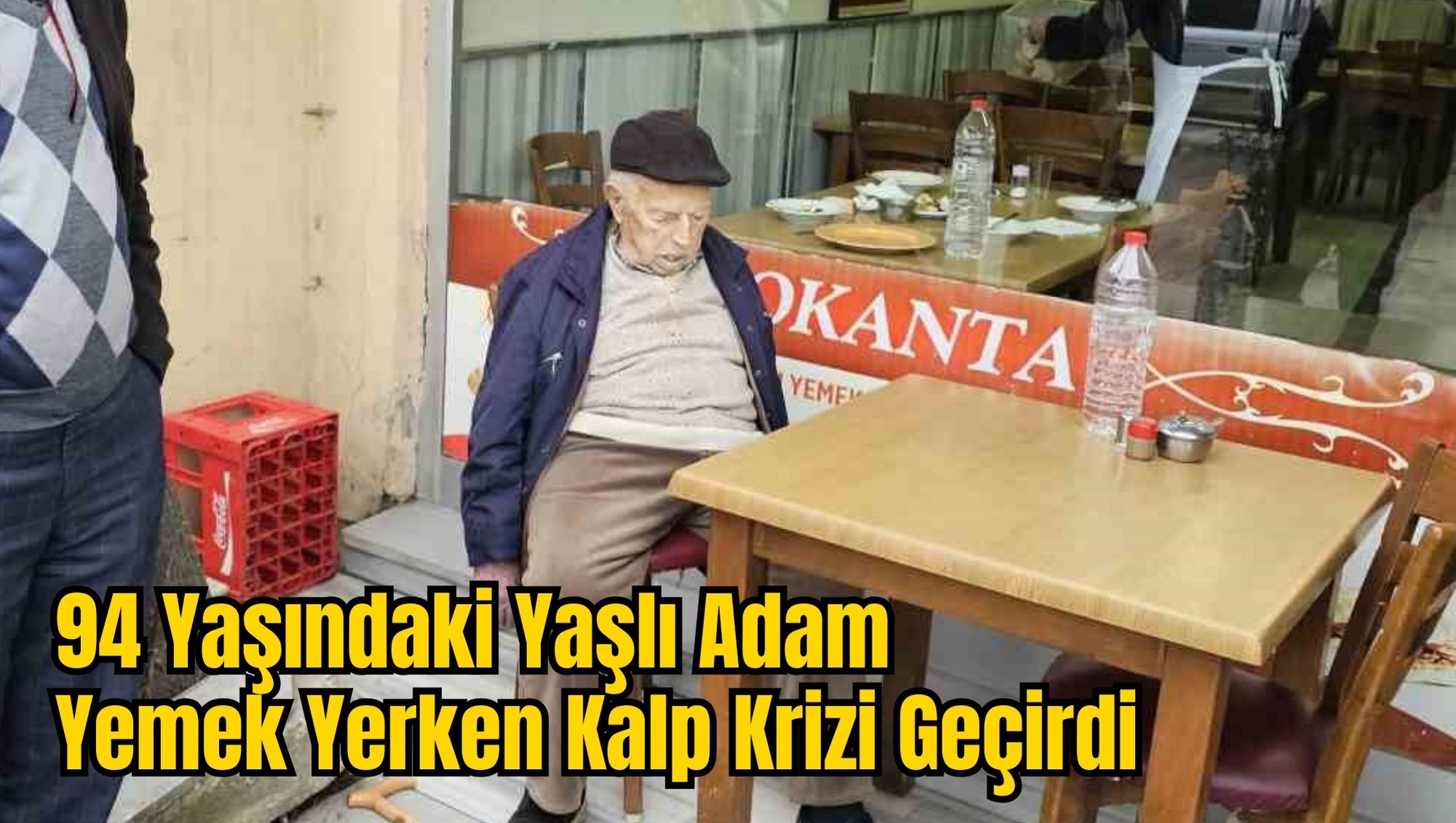 94 Yaşındaki Yaşlı Adam Yemek Yerken Kalp Krizi Geçirdi