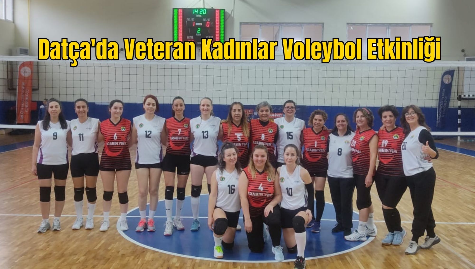 Datça'da Veteran Kadınlar Voleybol Etkinliği