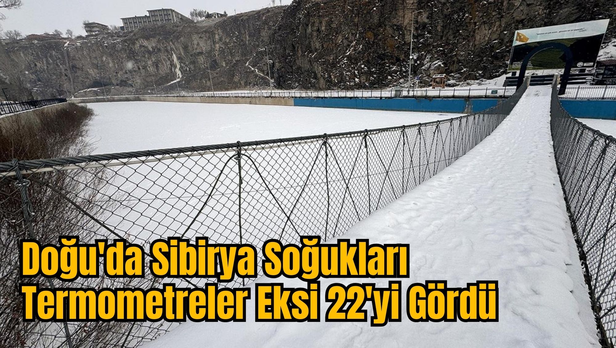 Doğu'da Sibirya Soğukları: Termometreler Eksi 22'yi Gördü