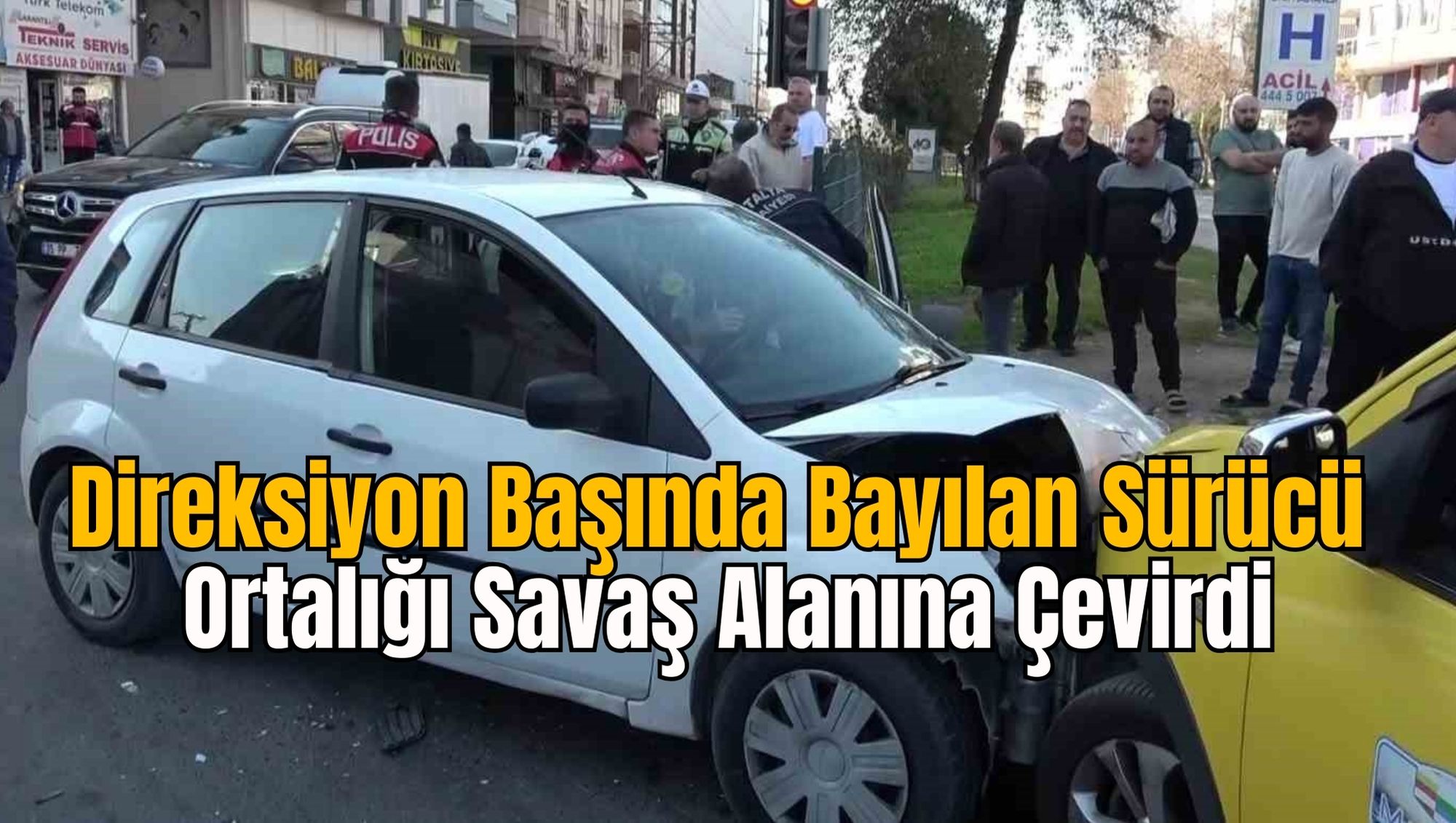 Direksiyon Başında Bayılan Sürücü Ortalığı Savaş Alanına Çevirdi