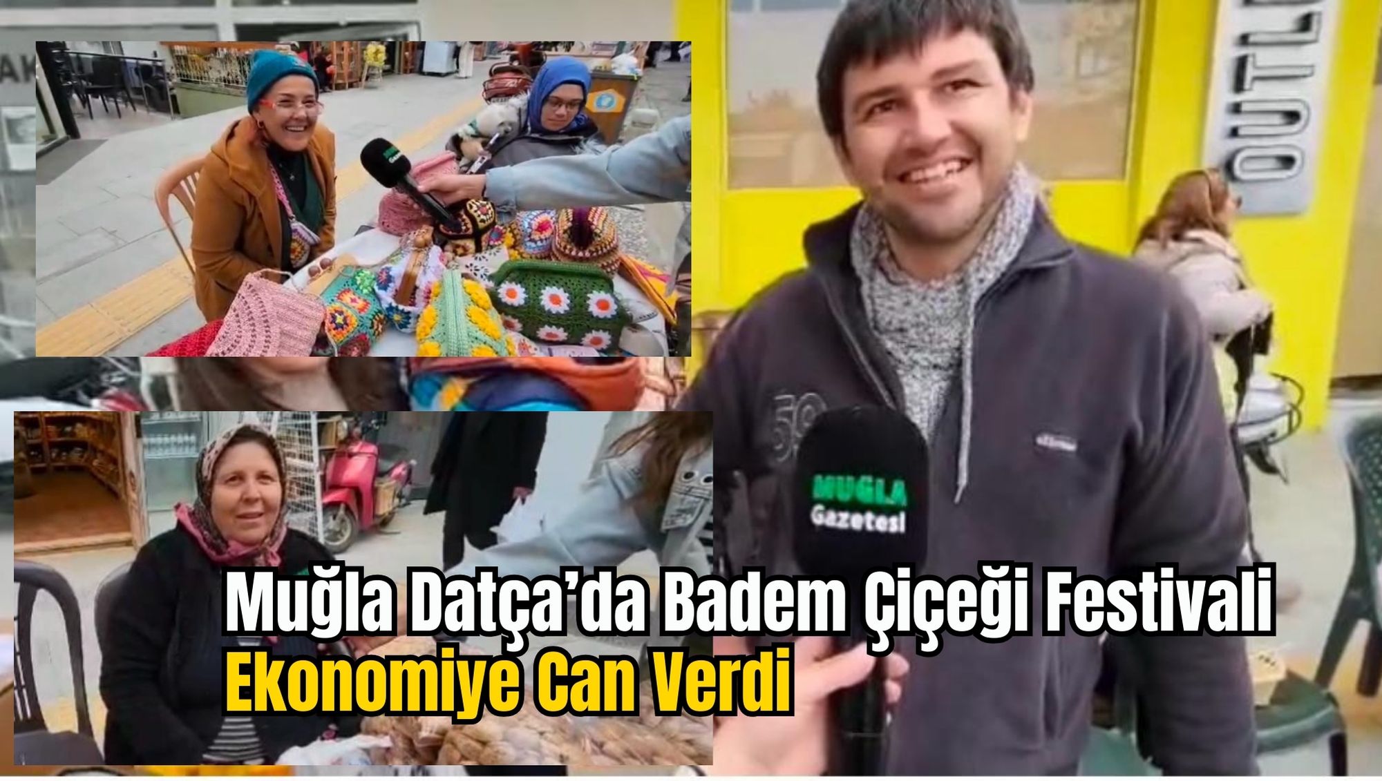 Muğla Datça’da Badem Çiçeği Festivali Ekonomiye Can Verdi