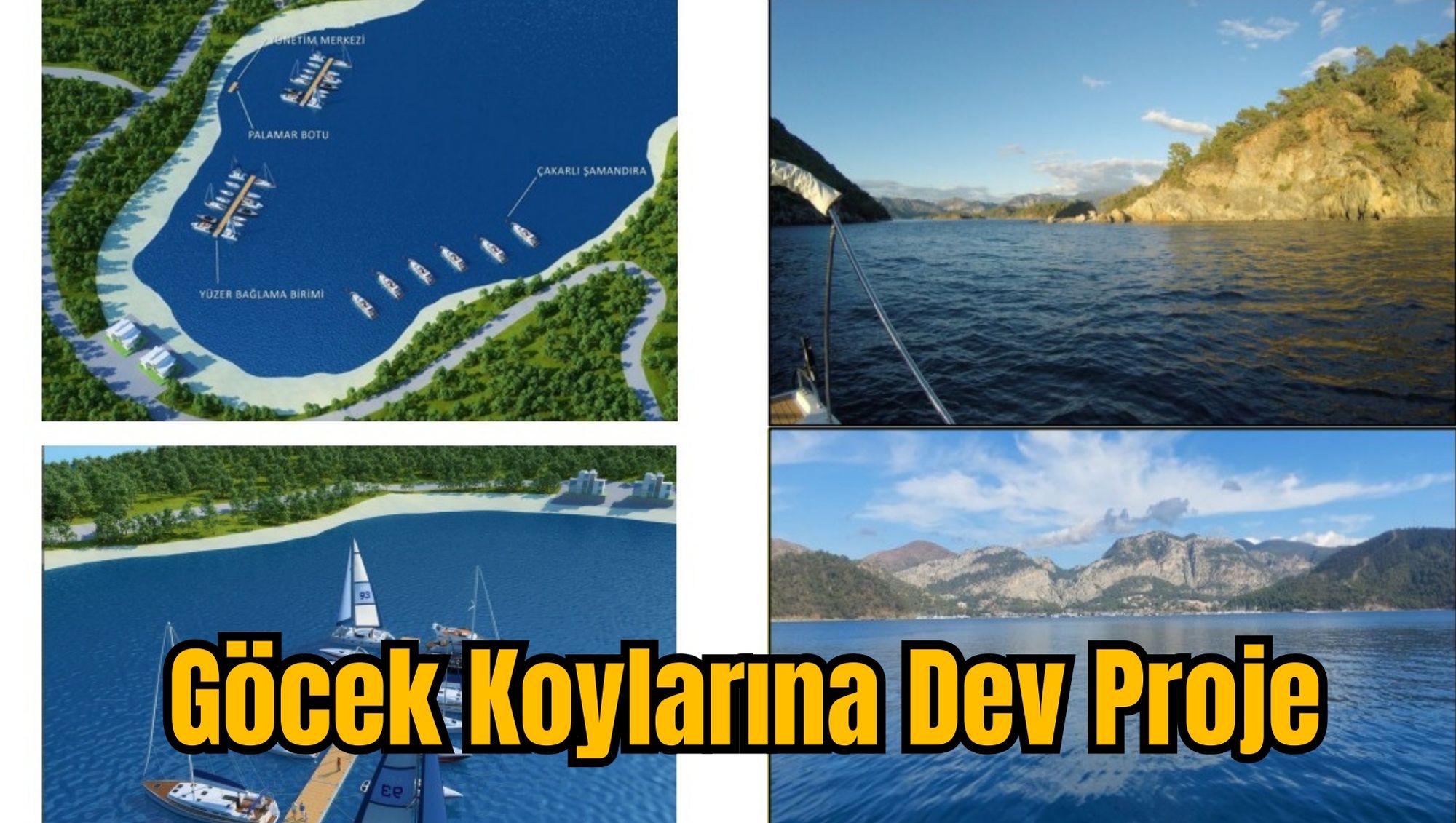 Göcek Koylarına Dev Proje
