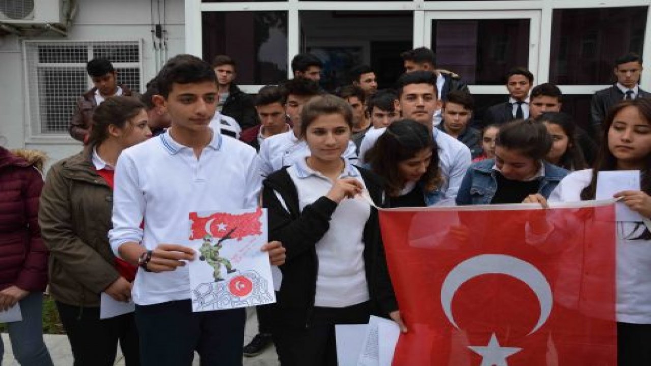 Mehmetçik’e mektuplu destek