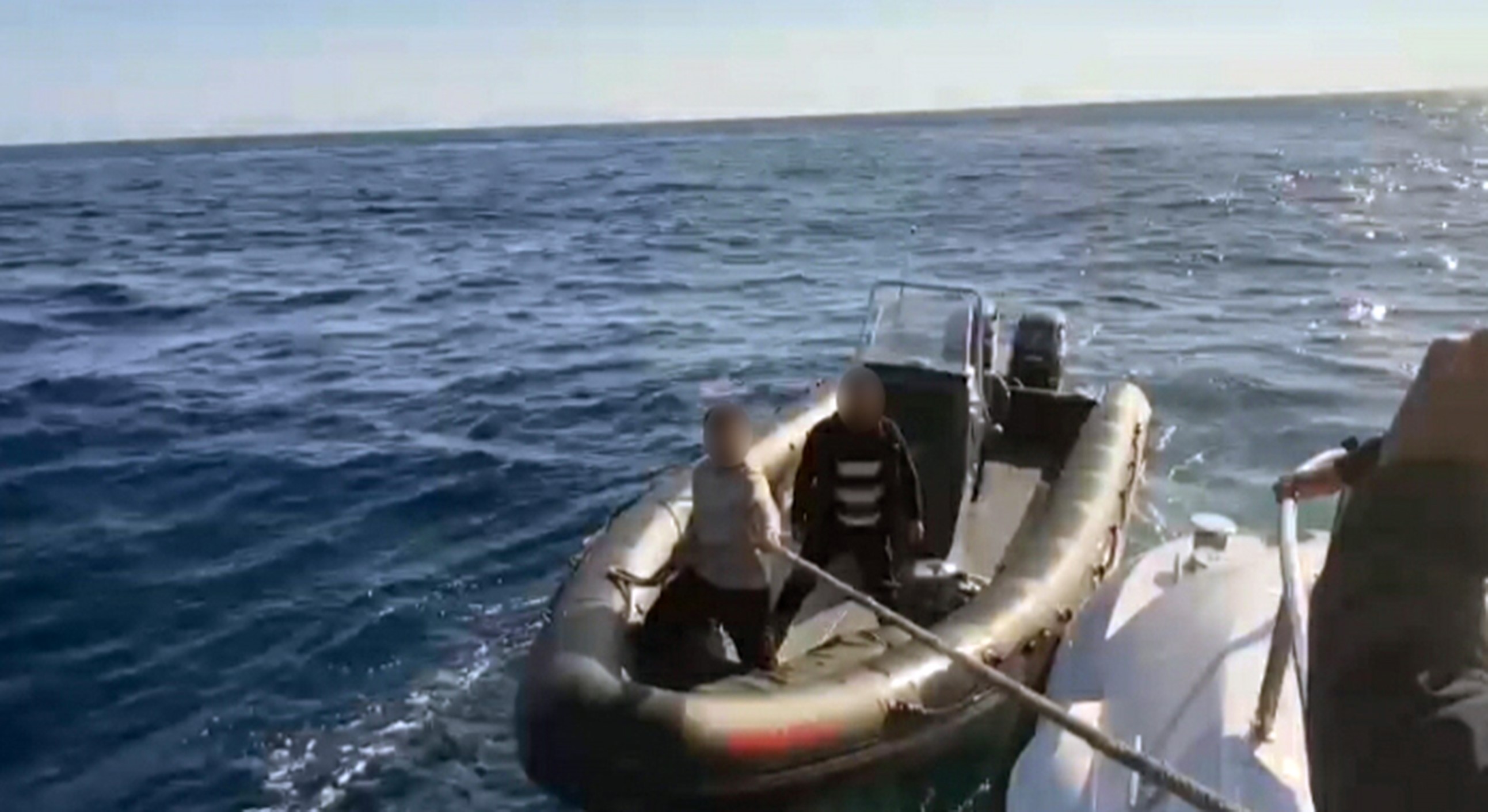 Fethiye’de Lastik Bot İle Kaçmaya Çalışanlar Yakalandı