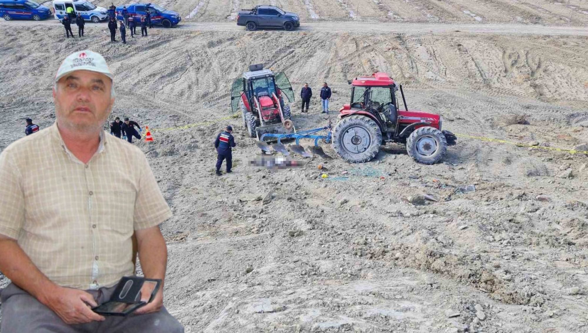 Devrilen Traktörün Altında Ezilerek Can Verdi